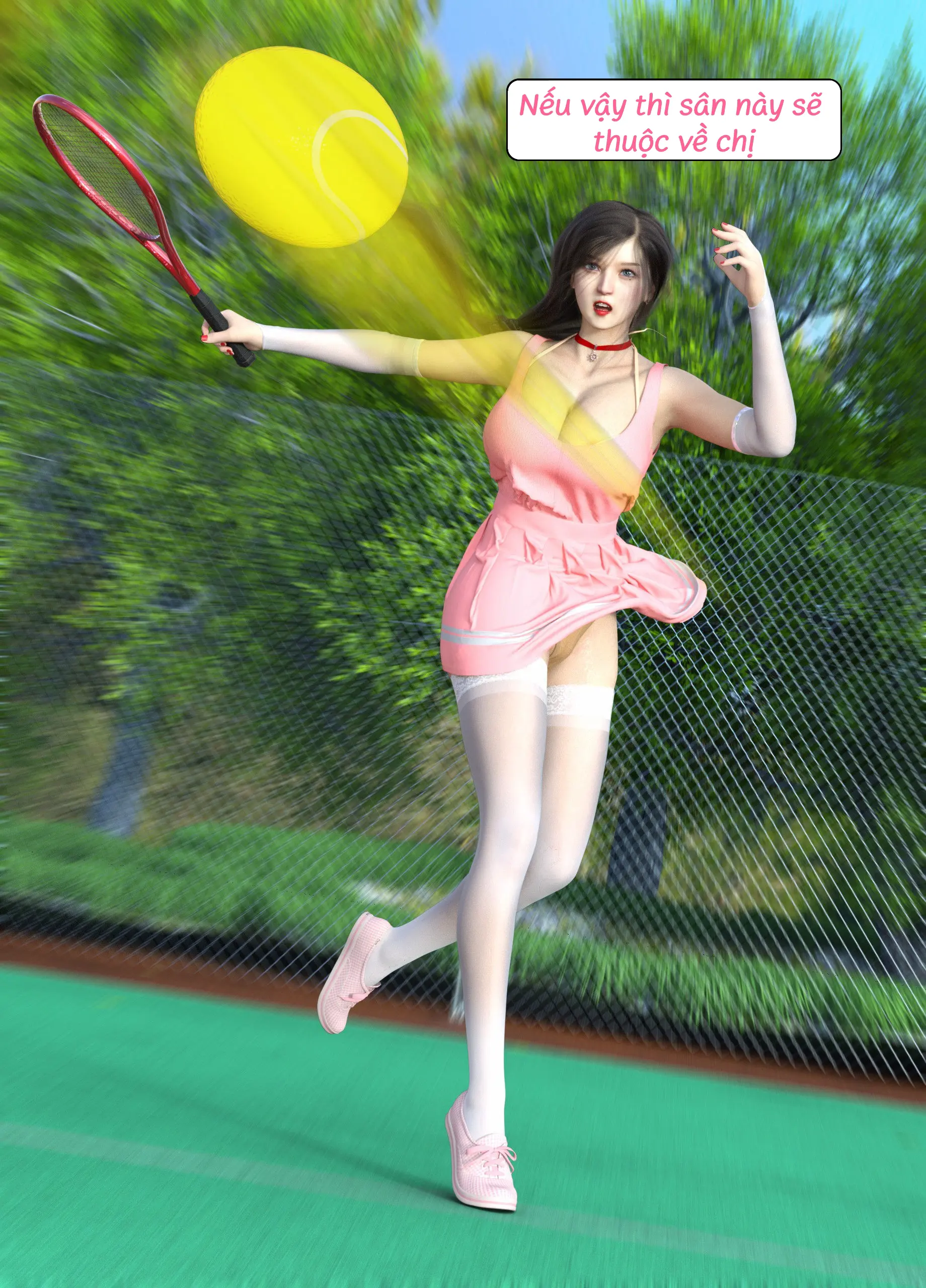 HentaiVN.net - Ảnh 13 - Tennis Không Dành Cho Kẻ Yếu - End