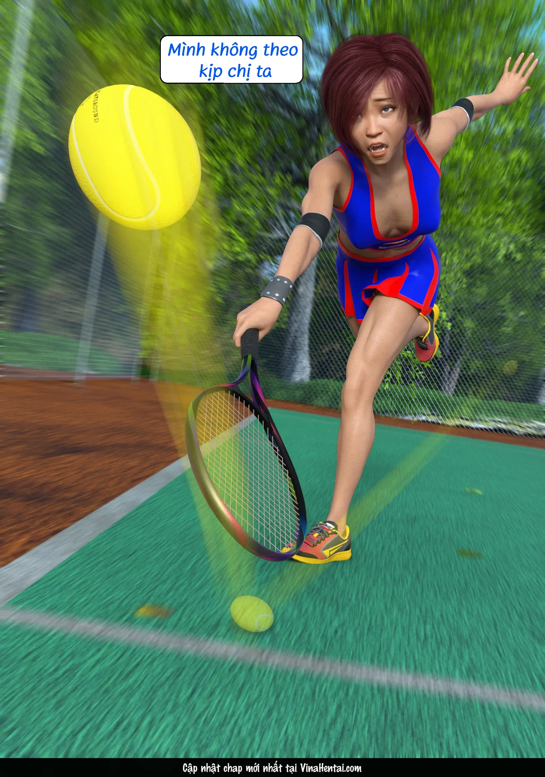 HentaiVN.net - Ảnh 14 - Tennis Không Dành Cho Kẻ Yếu - End