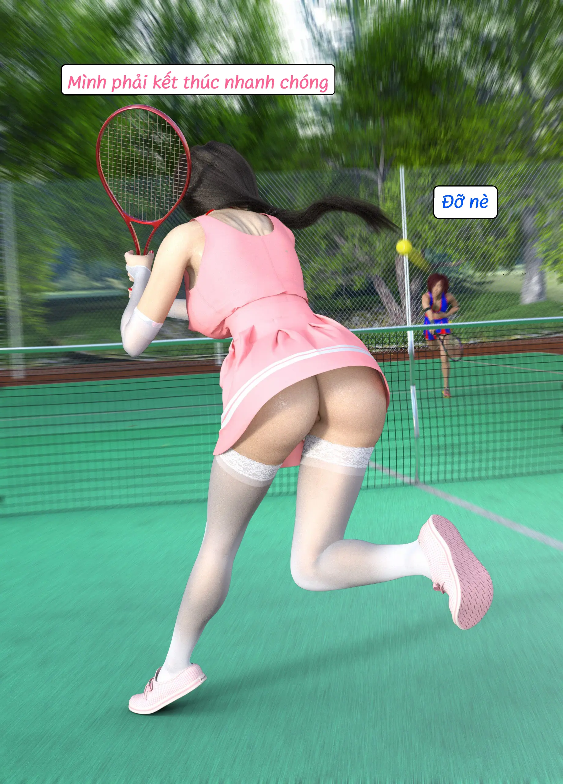 HentaiVN.net - Ảnh 29 - Tennis Không Dành Cho Kẻ Yếu - End