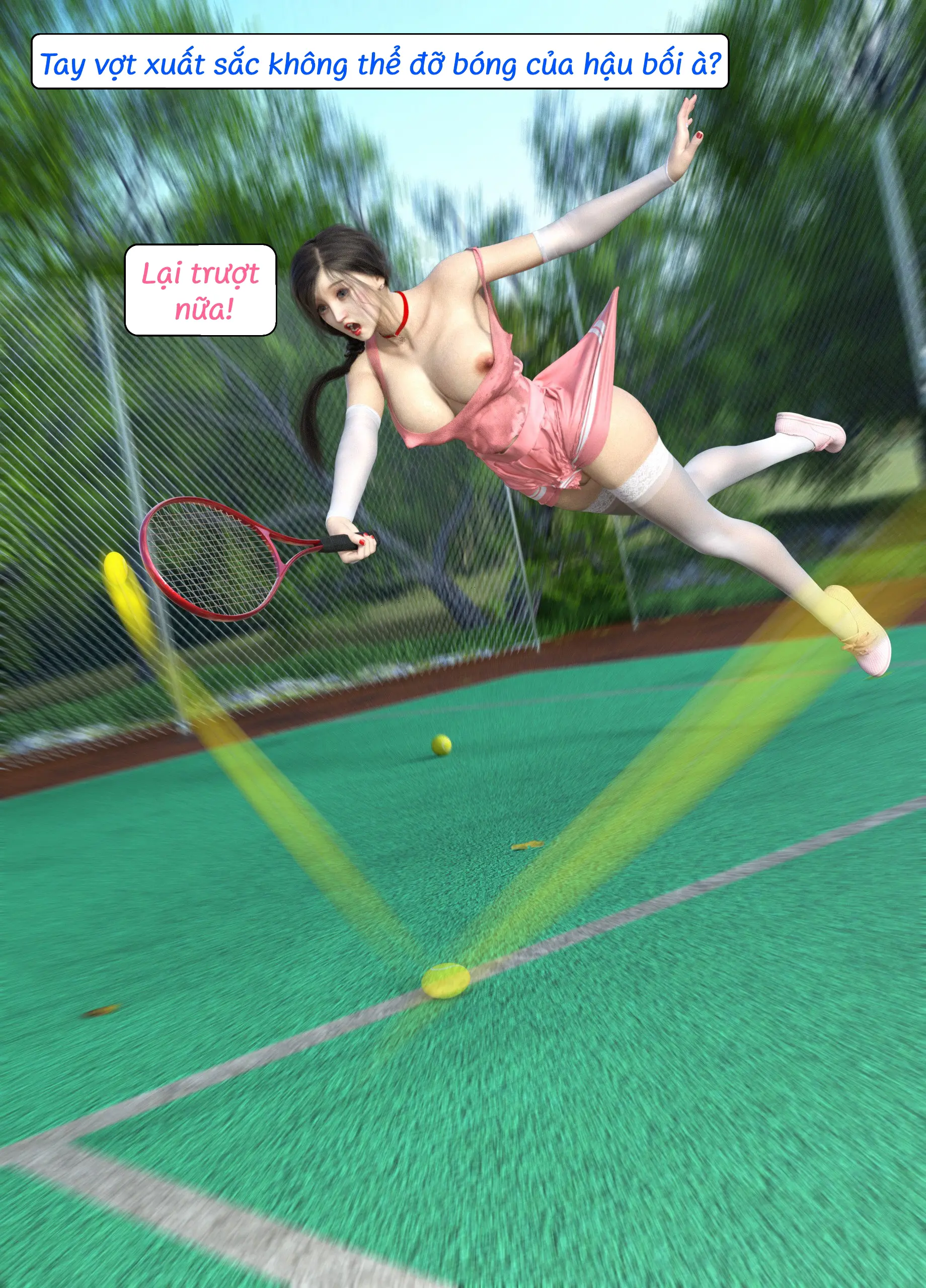 HentaiVN.net - Ảnh 36 - Tennis Không Dành Cho Kẻ Yếu - End