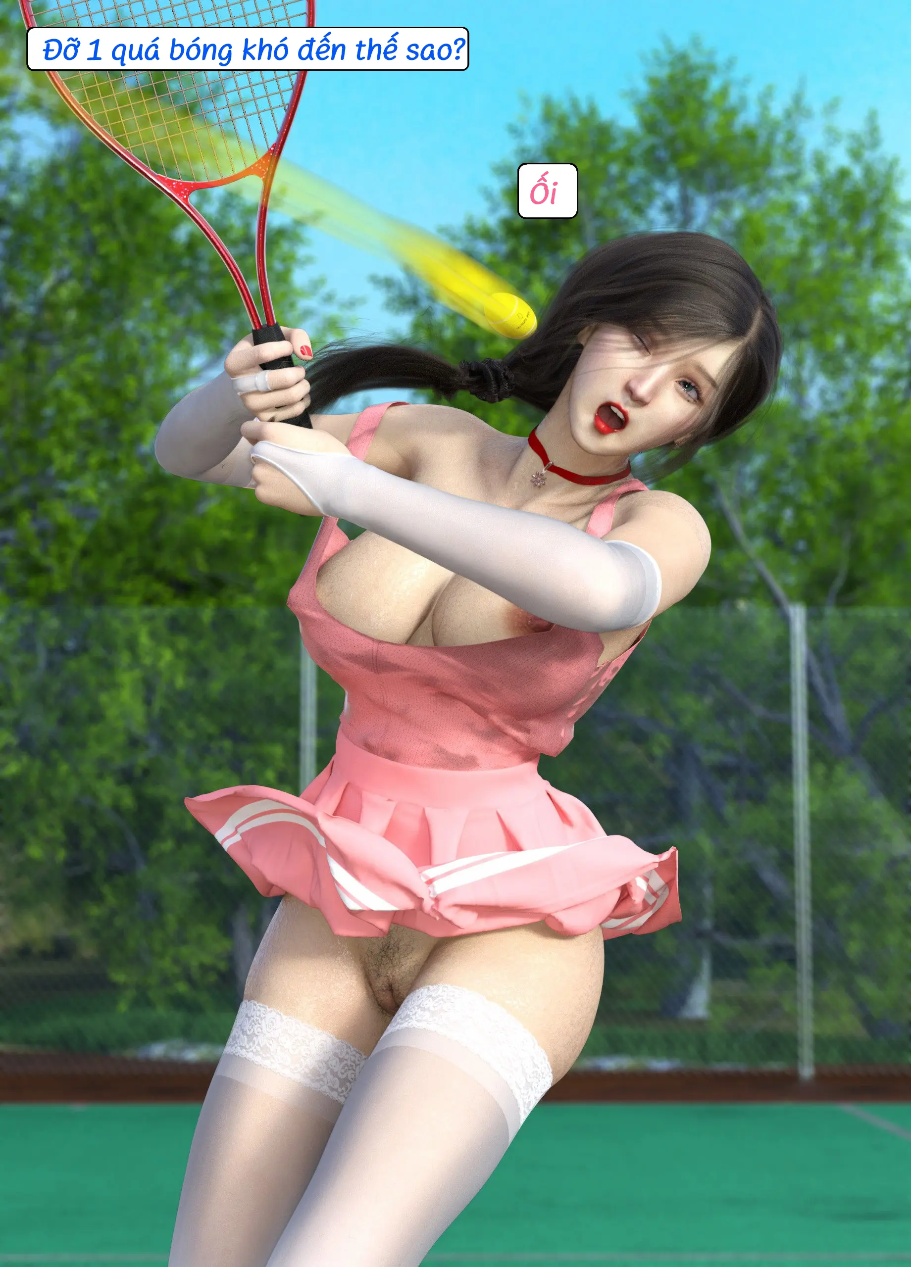 HentaiVN.net - Ảnh 37 - Tennis Không Dành Cho Kẻ Yếu - End