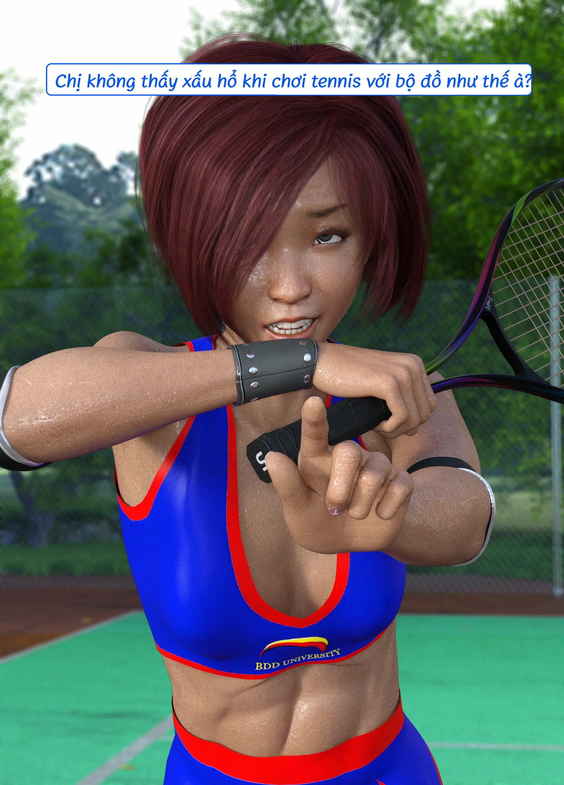 HentaiVN.net - Ảnh 39 - Tennis Không Dành Cho Kẻ Yếu - End