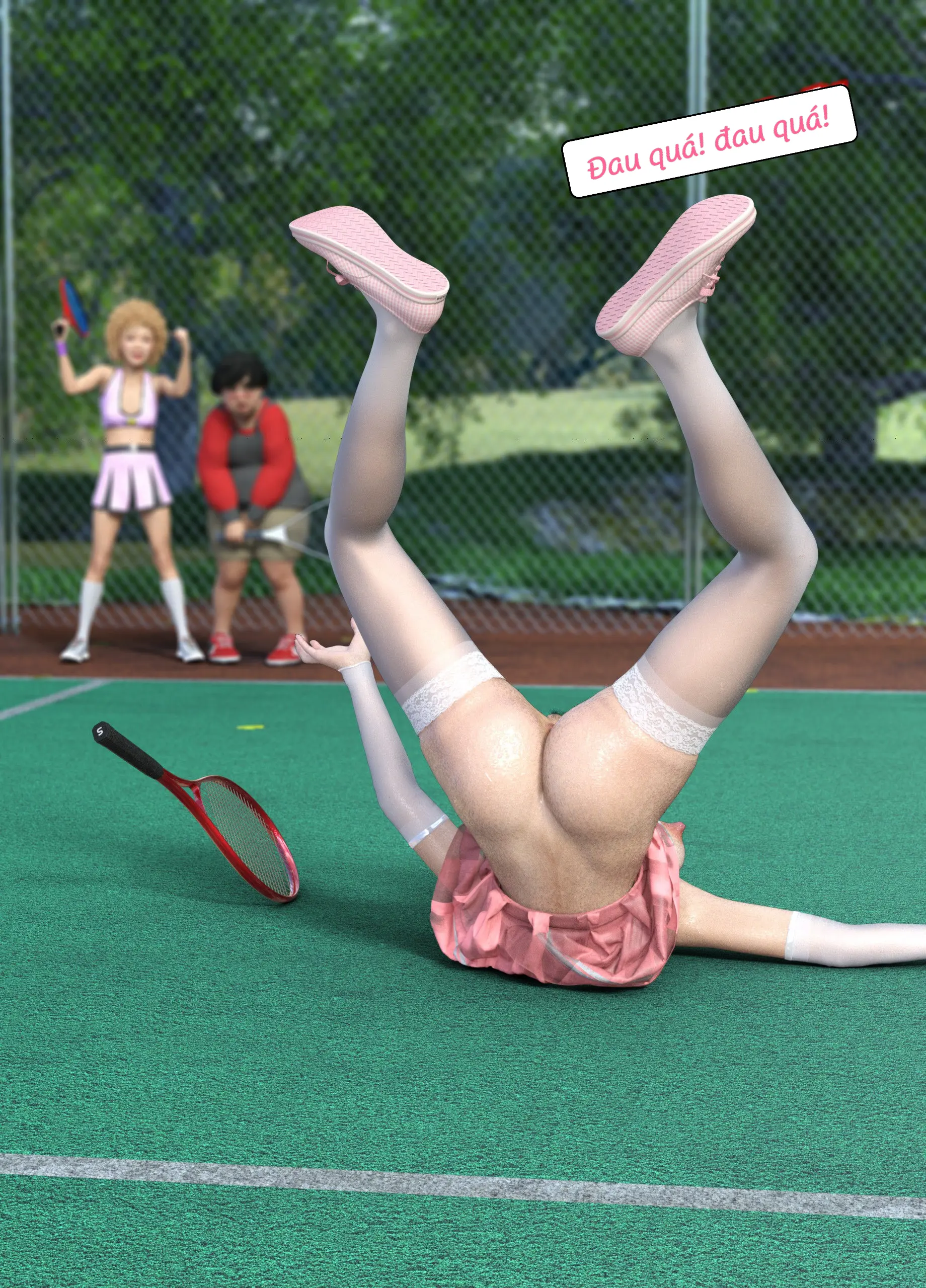 HentaiVN.net - Ảnh 48 - Tennis Không Dành Cho Kẻ Yếu - End