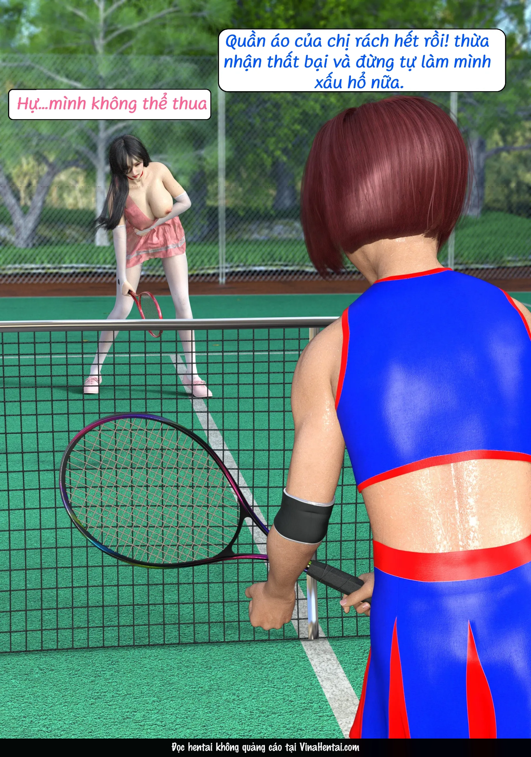 HentaiVN.net - Ảnh 51 - Tennis Không Dành Cho Kẻ Yếu - End
