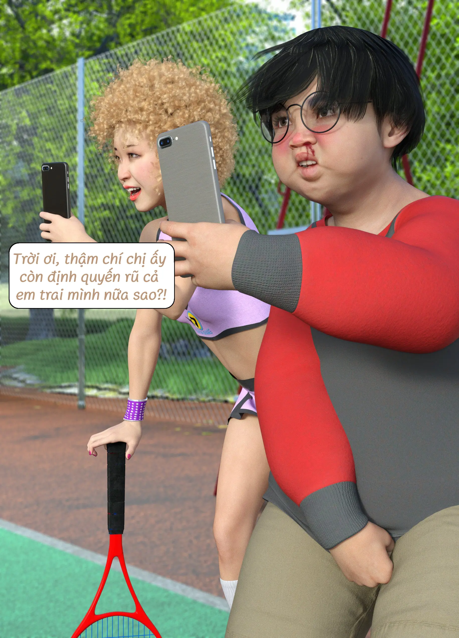 HentaiVN.net - Ảnh 57 - Tennis Không Dành Cho Kẻ Yếu - End