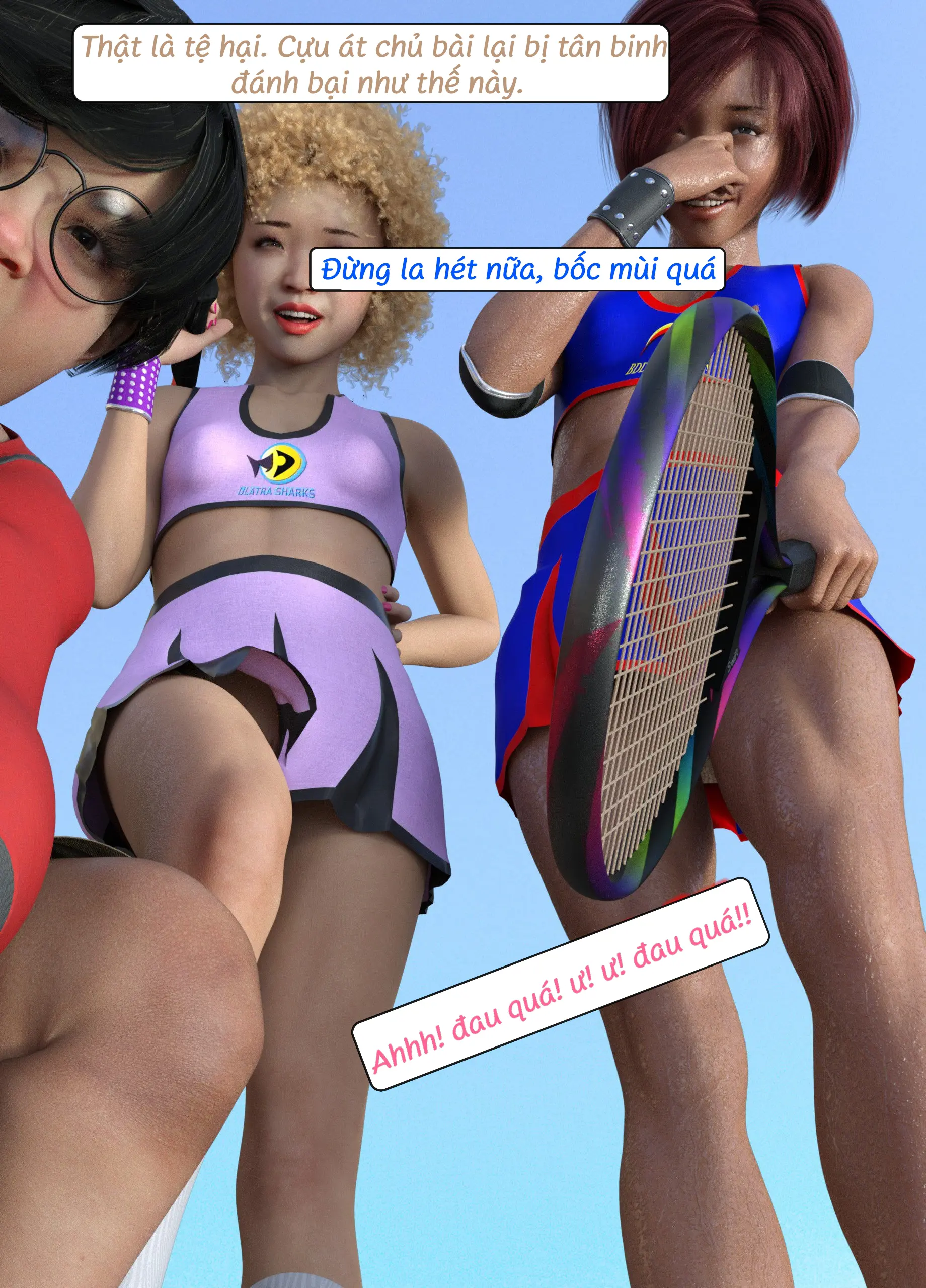 HentaiVN.net - Ảnh 68 - Tennis Không Dành Cho Kẻ Yếu - End