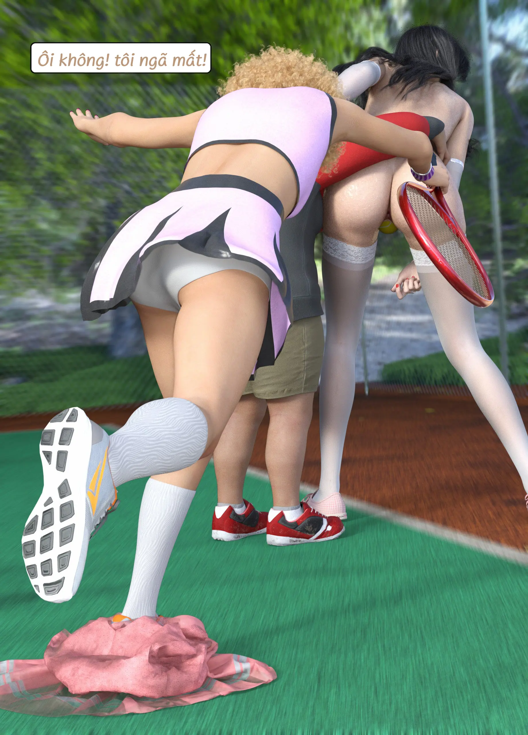 HentaiVN.net - Ảnh 78 - Tennis Không Dành Cho Kẻ Yếu - End