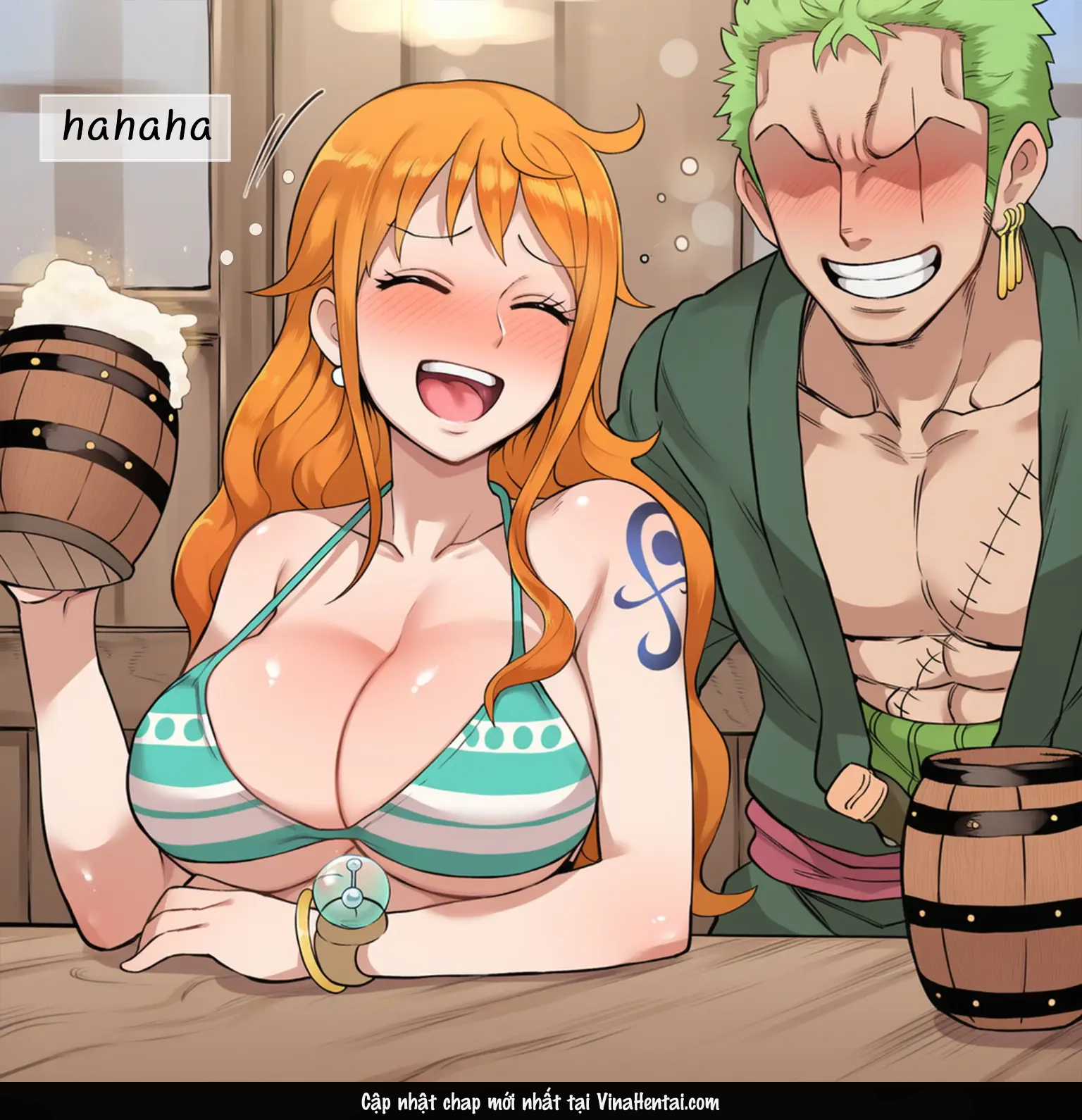 HentaiVN.net - Ảnh 4 - One Piece [series truyện ngắn] - Chap 6 Nami say xỉn