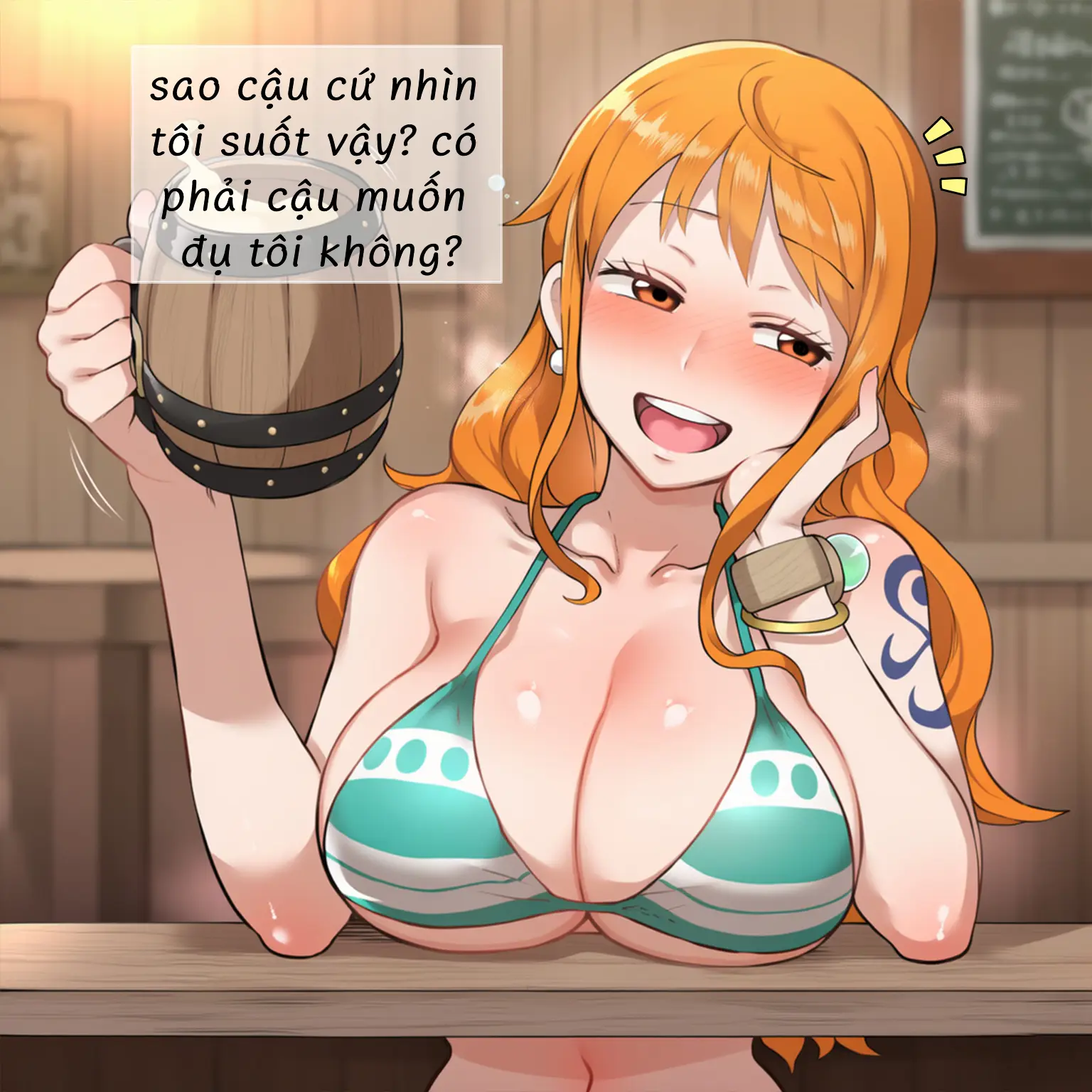 HentaiVN.net - Ảnh 7 - One Piece [series truyện ngắn] - Chap 6 Nami say xỉn