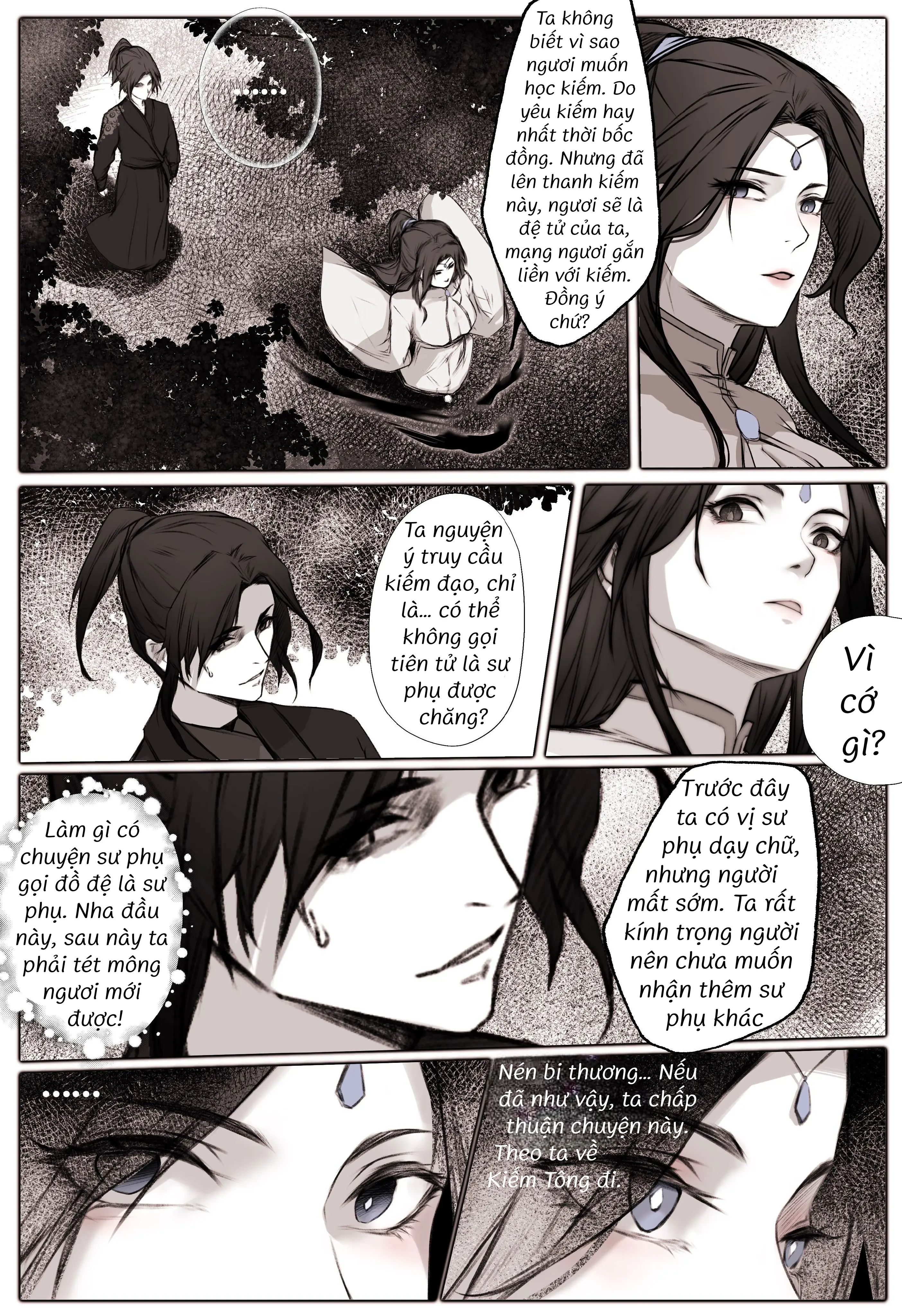 HentaiVN.net - Ảnh 17 - Bạch Y Kiếm Tiên - Chap 1 Bùi Ngữ Hàm
