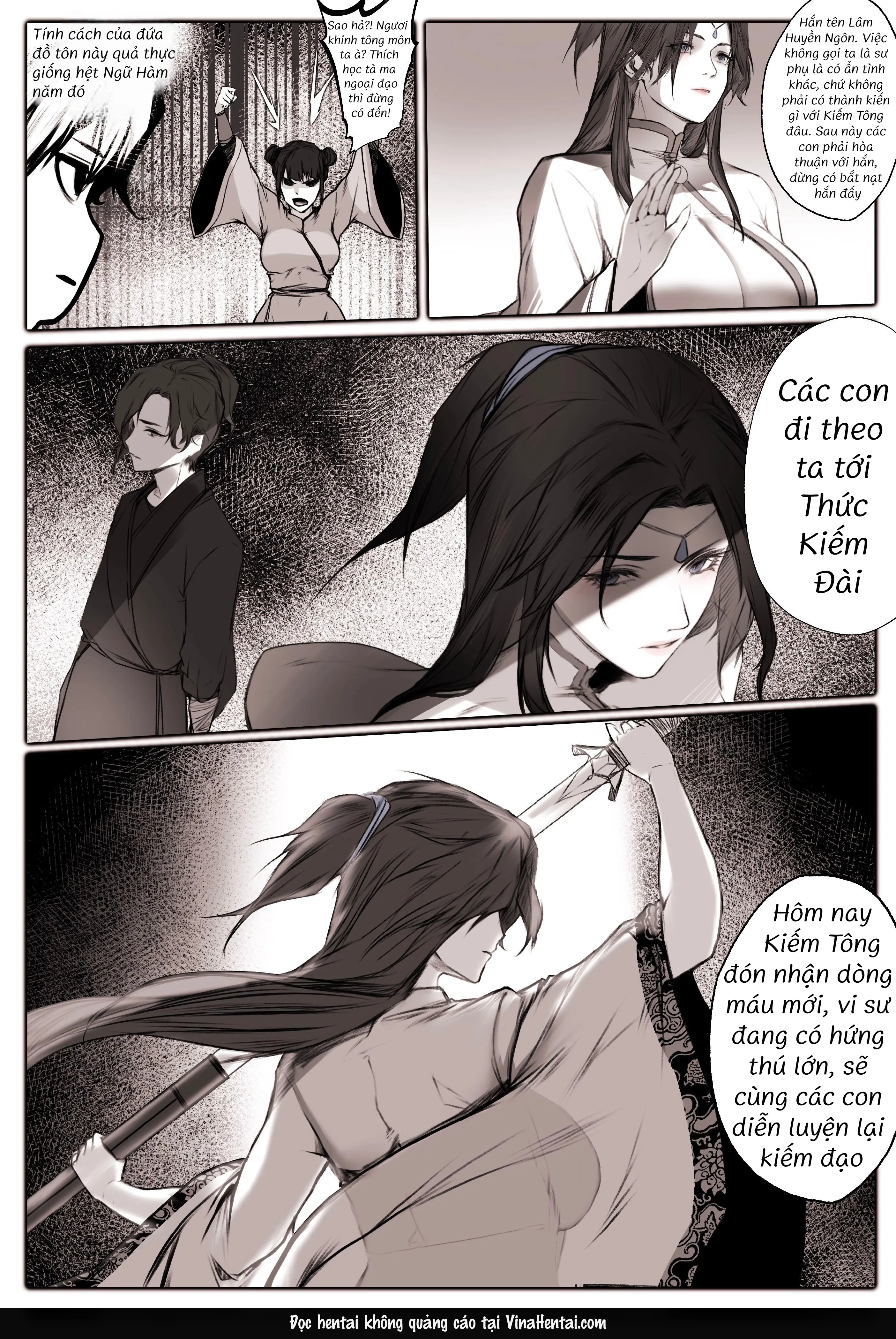 HentaiVN.net - Ảnh 20 - Bạch Y Kiếm Tiên - Chap 1 Bùi Ngữ Hàm