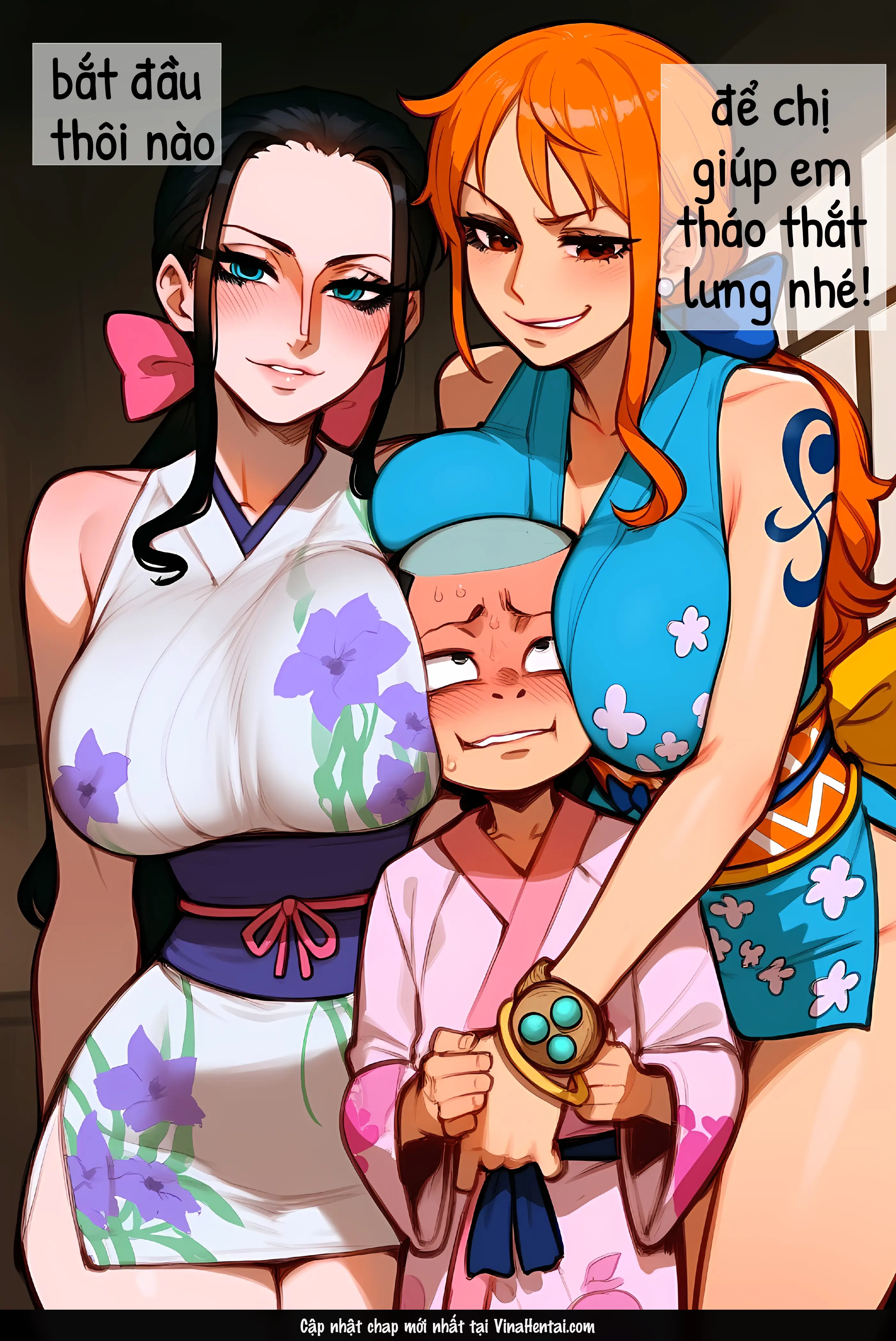 HentaiVN.net - Ảnh 4 - One Piece [series truyện ngắn] - Chap 3 Nami + Robin