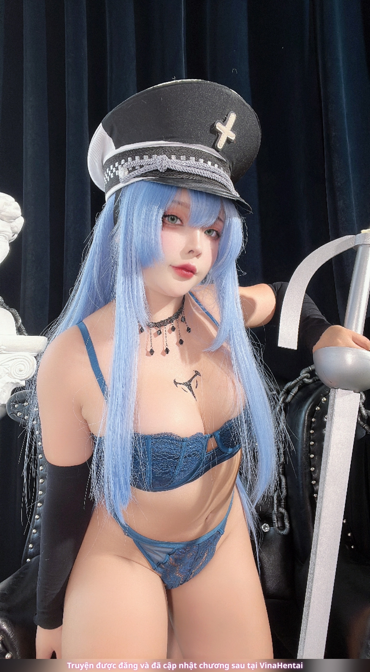HentaiVN.net - Ảnh 33 - Sayo Momo cosplay  - Esdeath - Akame ga kill