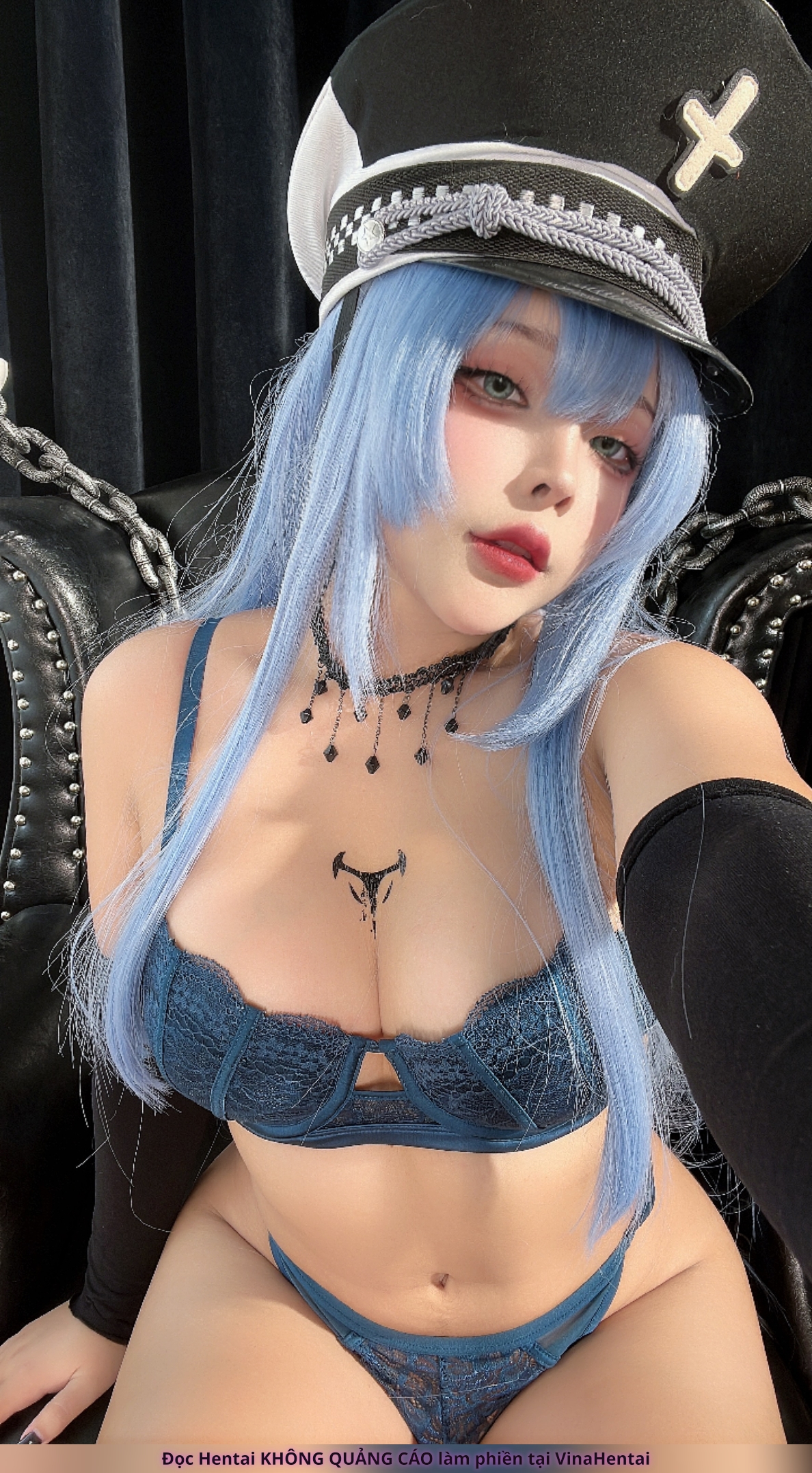 HentaiVN.net - Ảnh 56 - Sayo Momo cosplay  - Esdeath - Akame ga kill