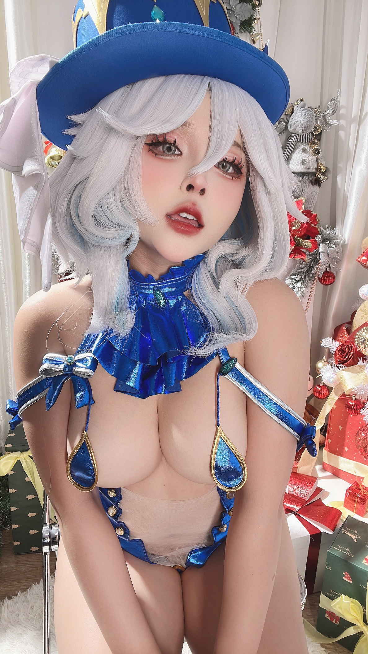 HentaiVN.net - Ảnh 45 - Sayo Momo cosplay  - furina genshin impact 1/2