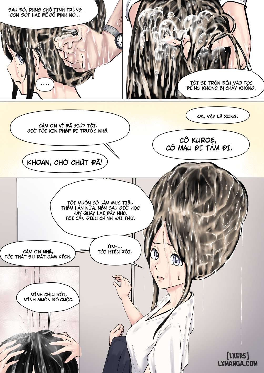 HentaiVN.net - Ảnh 6 - Series Truyện Sở Thích Kỳ Lạ Với Tóc  - Kuroe Sensei Phần 1
