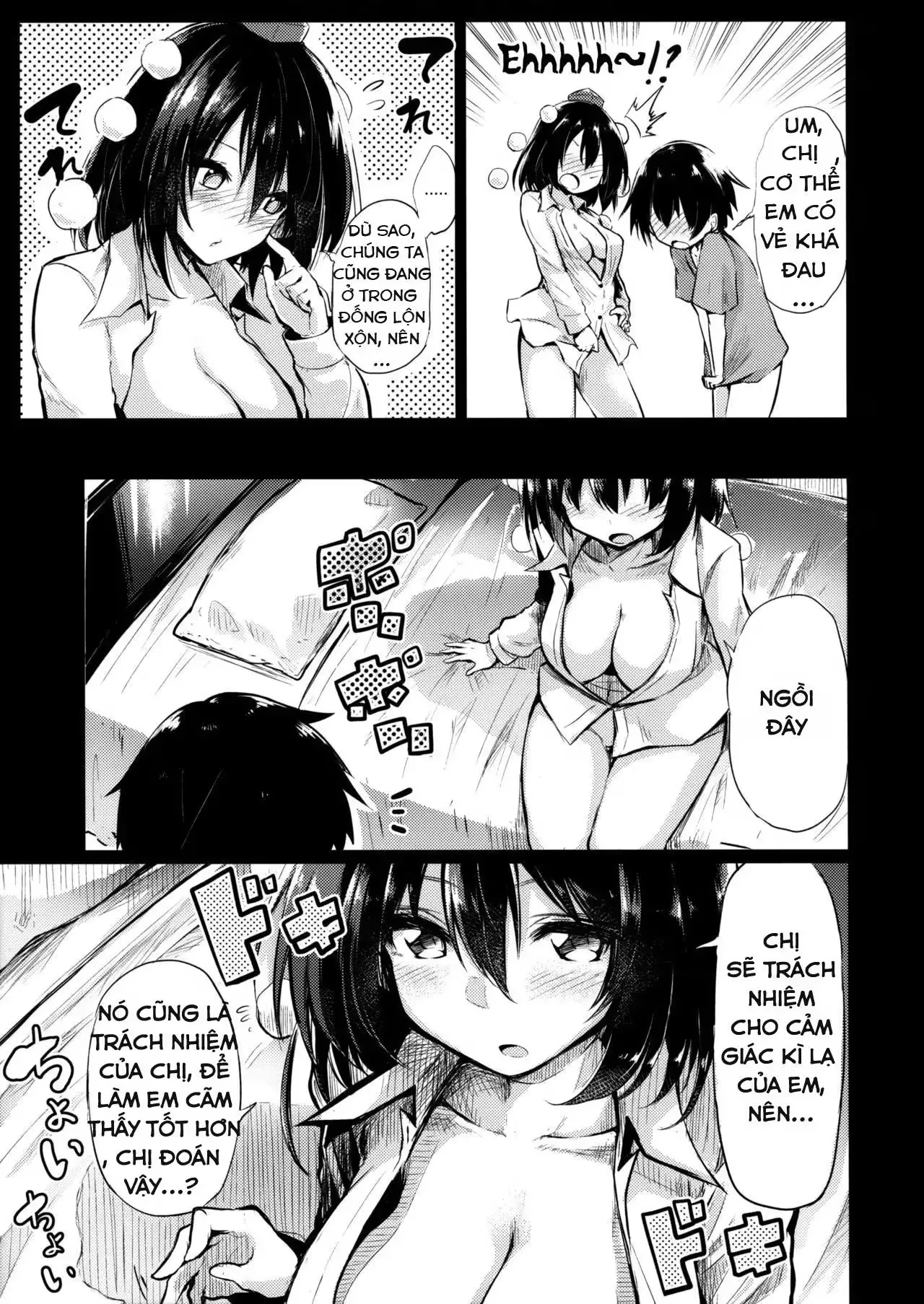 HentaiVN.net - Ảnh 12 - Muboubi na Aya Onee-chan to Otomari  - Làm shota cũng khổ chứ