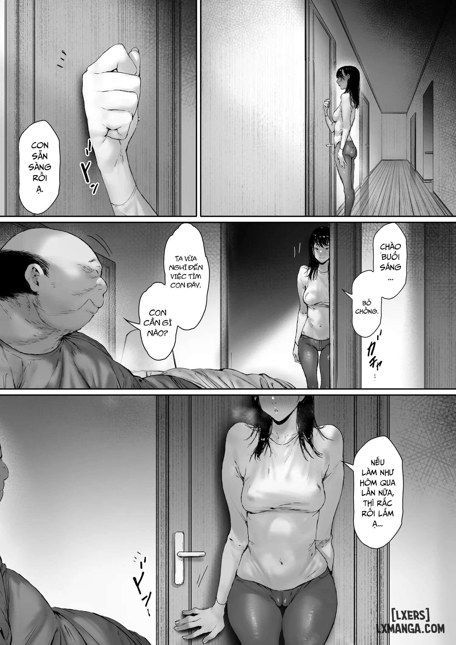 HentaiVN.net - Ảnh 40 - Sống chung với bố chồng - Chương 2