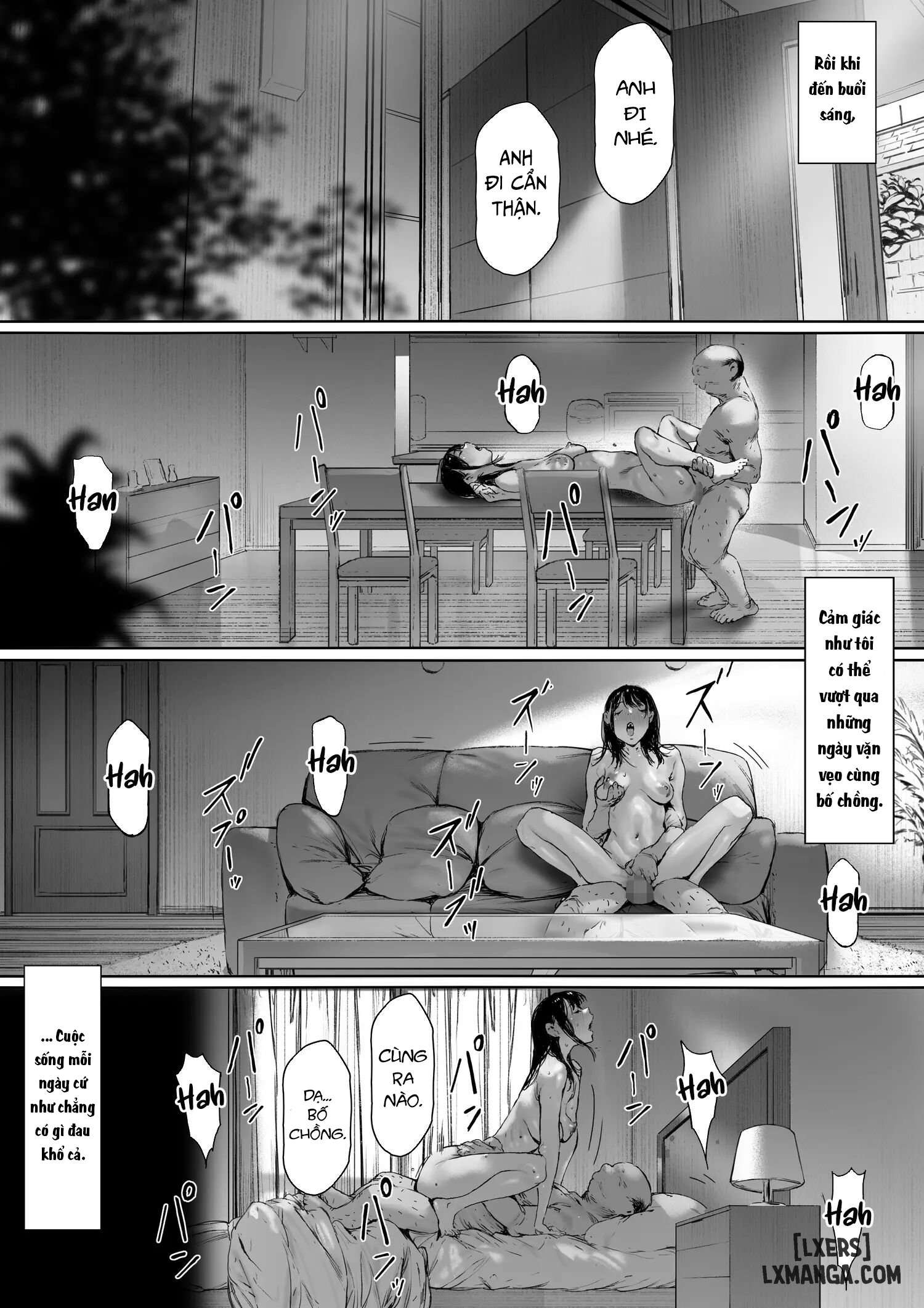 HentaiVN.net - Ảnh 8 - Sống chung với bố chồng - Chương 3
