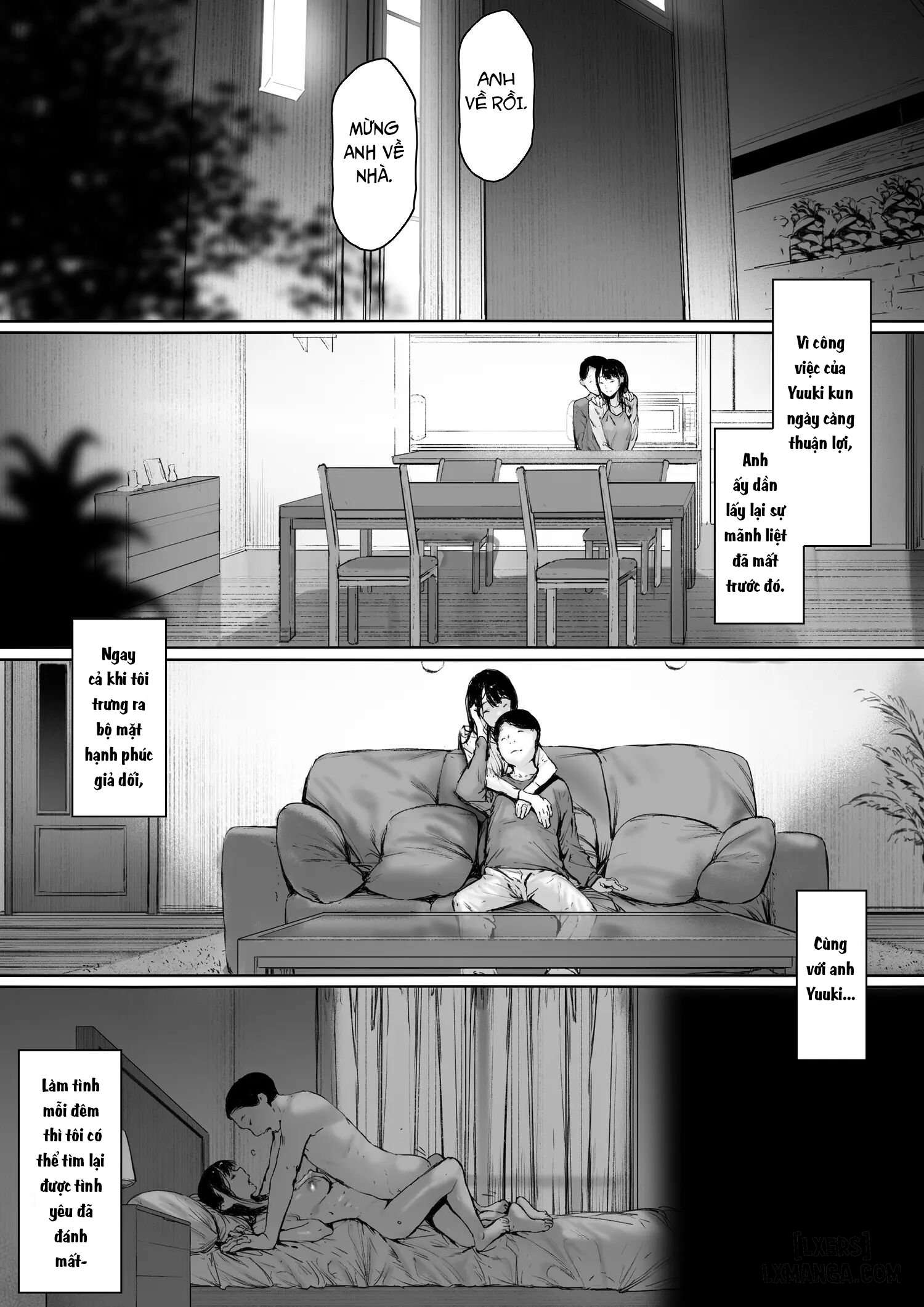 HentaiVN.net - Ảnh 9 - Sống chung với bố chồng - Chương 3