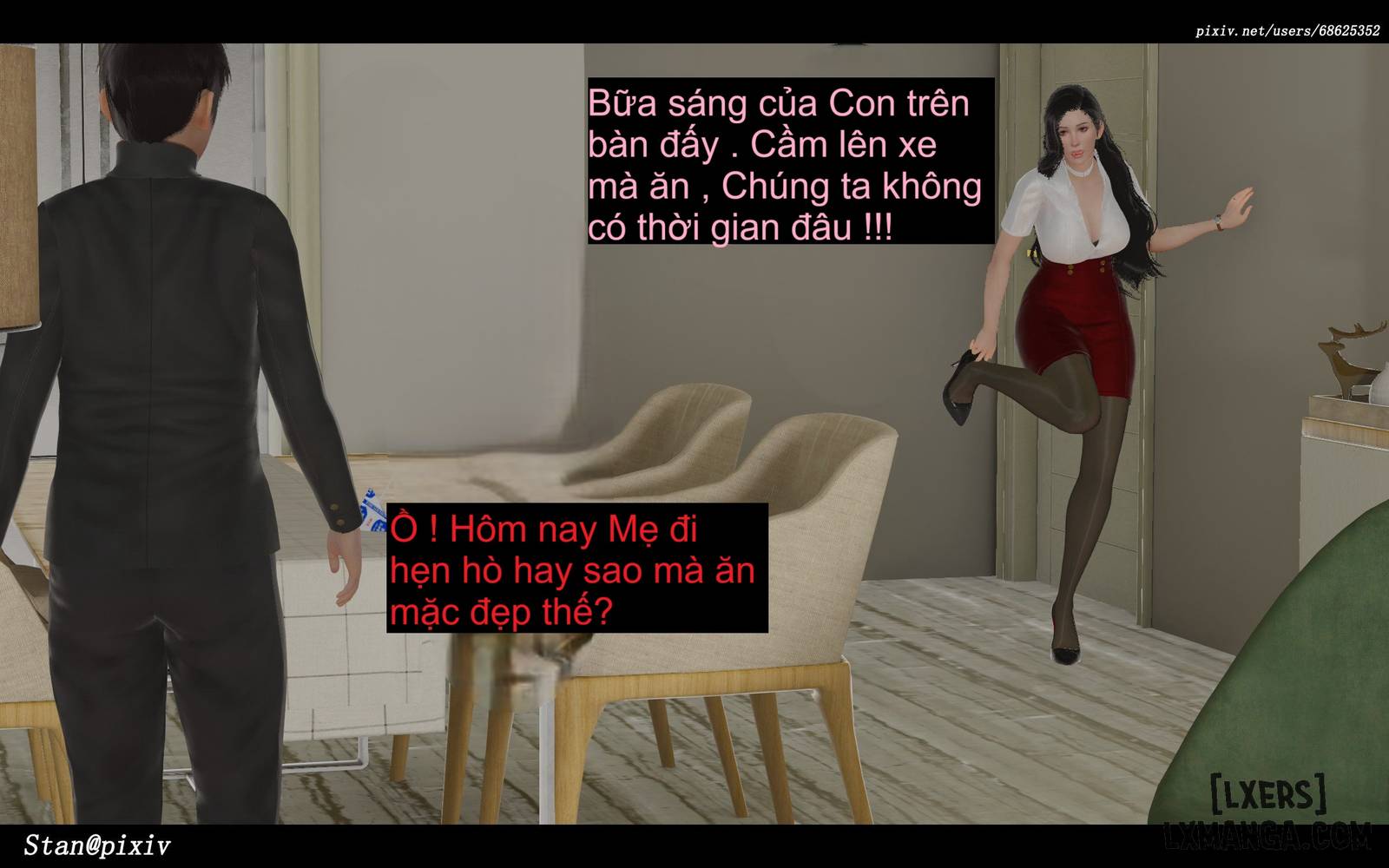 HentaiVN.net - Ảnh 8 - Story With My Mom - 1_chuong-1-1