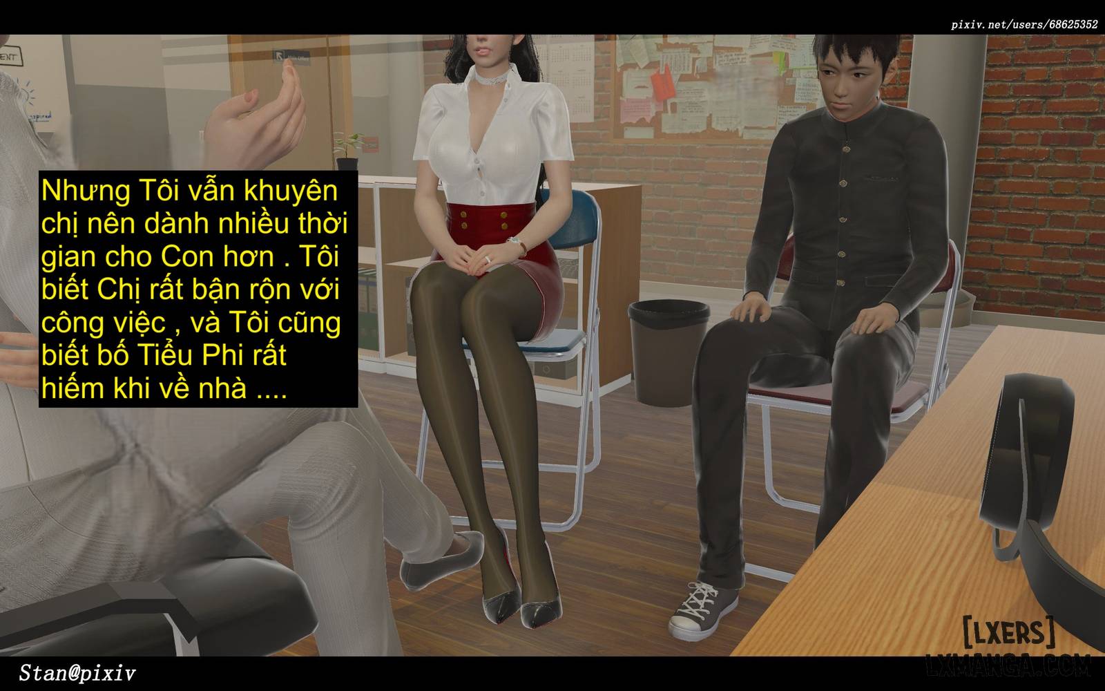HentaiVN.net - Ảnh 7 - Story With My Mom - 2_chuong-1-2
