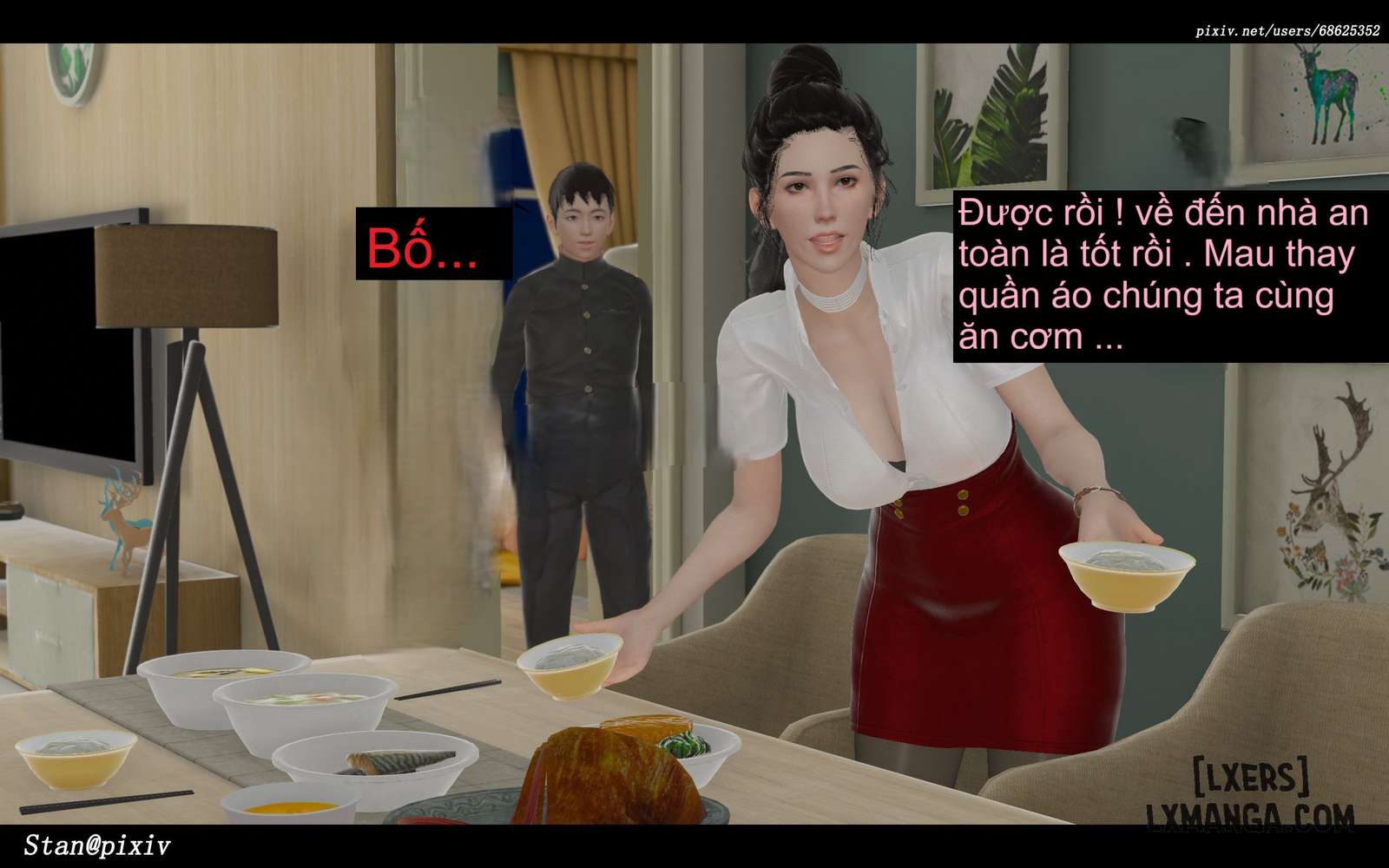 HentaiVN.net - Ảnh 15 - Story With My Mom - 3_chuong-1-3