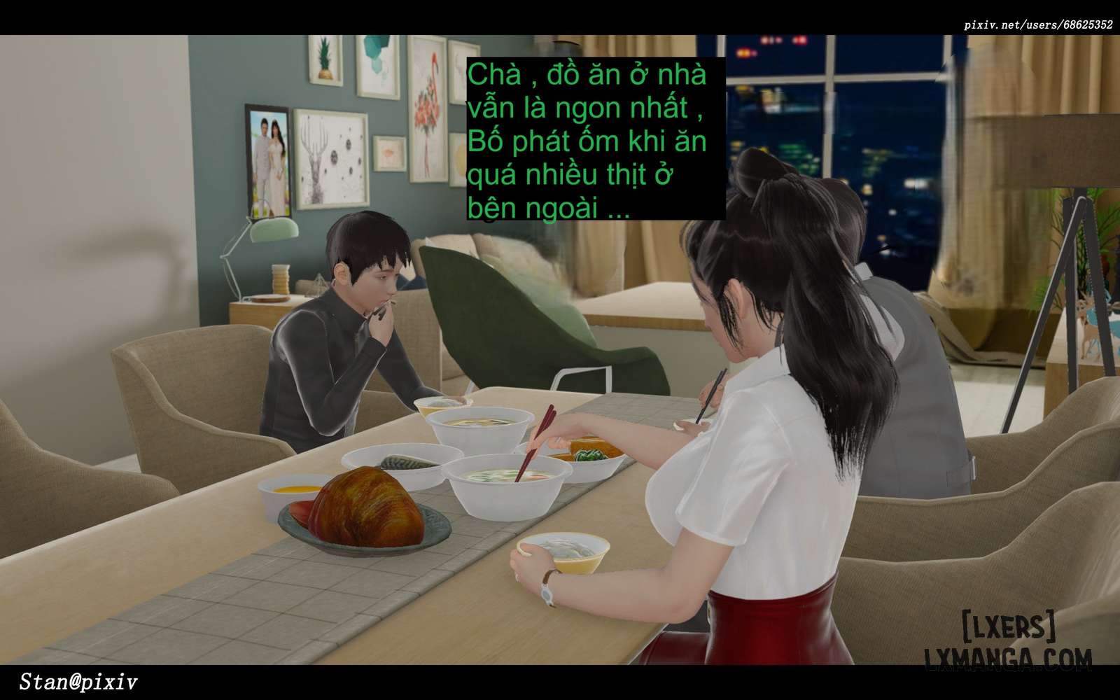 HentaiVN.net - Ảnh 16 - Story With My Mom - 3_chuong-1-3