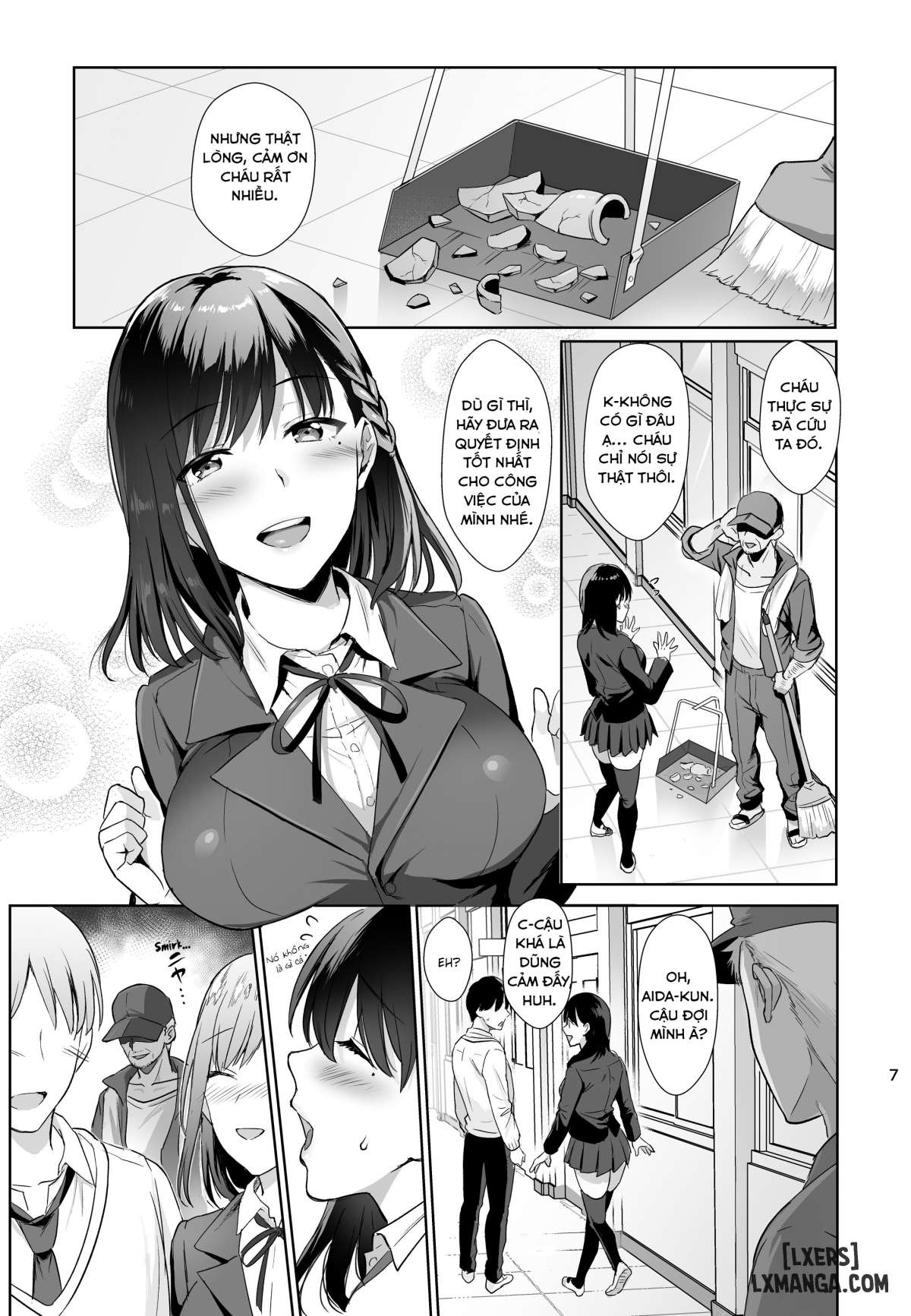 HentaiVN.net - Ảnh 6 - Toshoshitsu no Kanojo ~Seiso na Kimi ga Ochiru made - Chapter 1