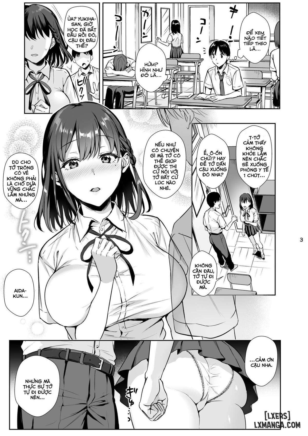 HentaiVN.net - Ảnh 4 - Toshoshitsu no Kanojo ~Seiso na Kimi ga Ochiru made - Chapter 2
