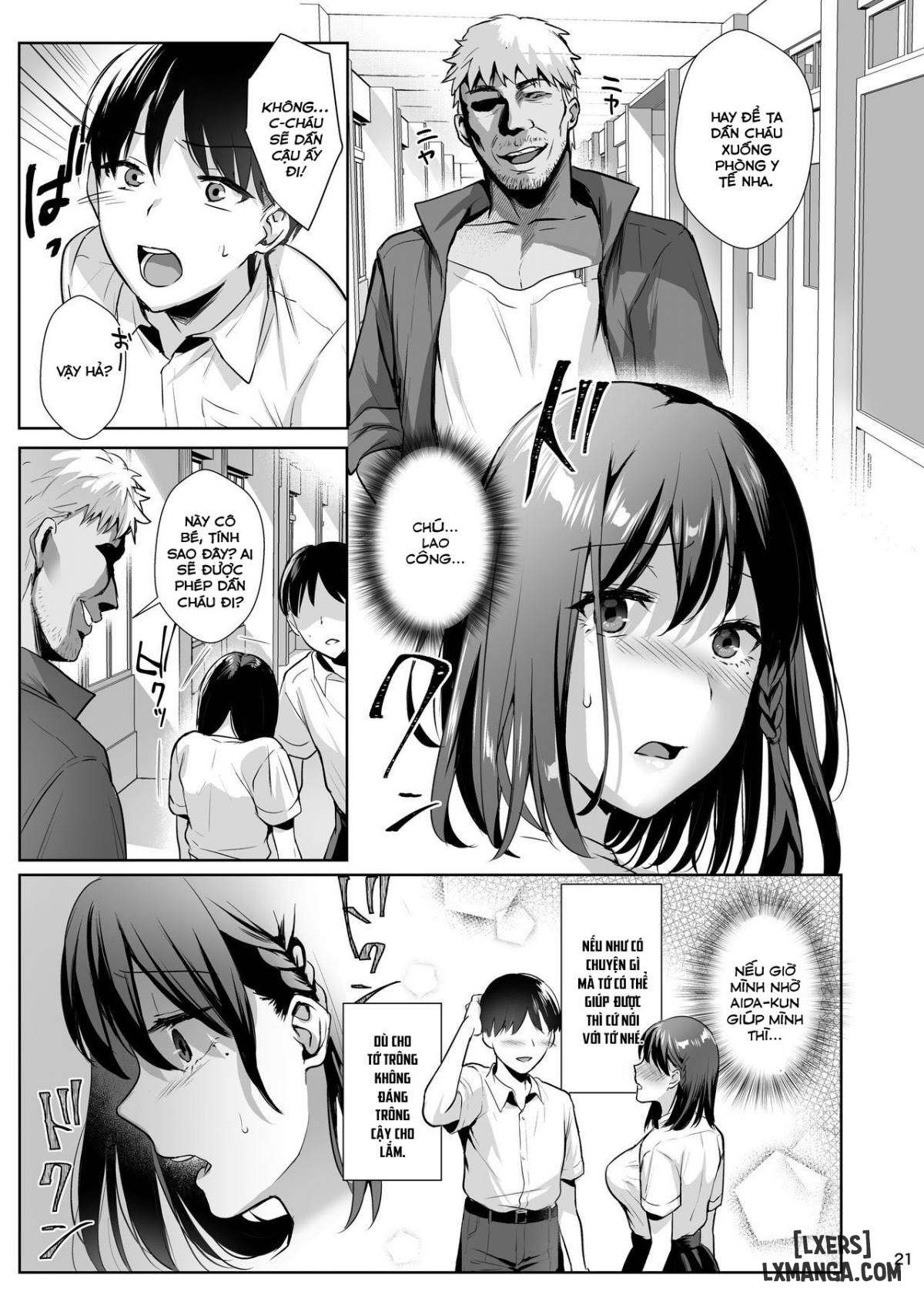 HentaiVN.net - Ảnh 17 - Toshoshitsu no Kanojo ~Seiso na Kimi ga Ochiru made - Chapter 2