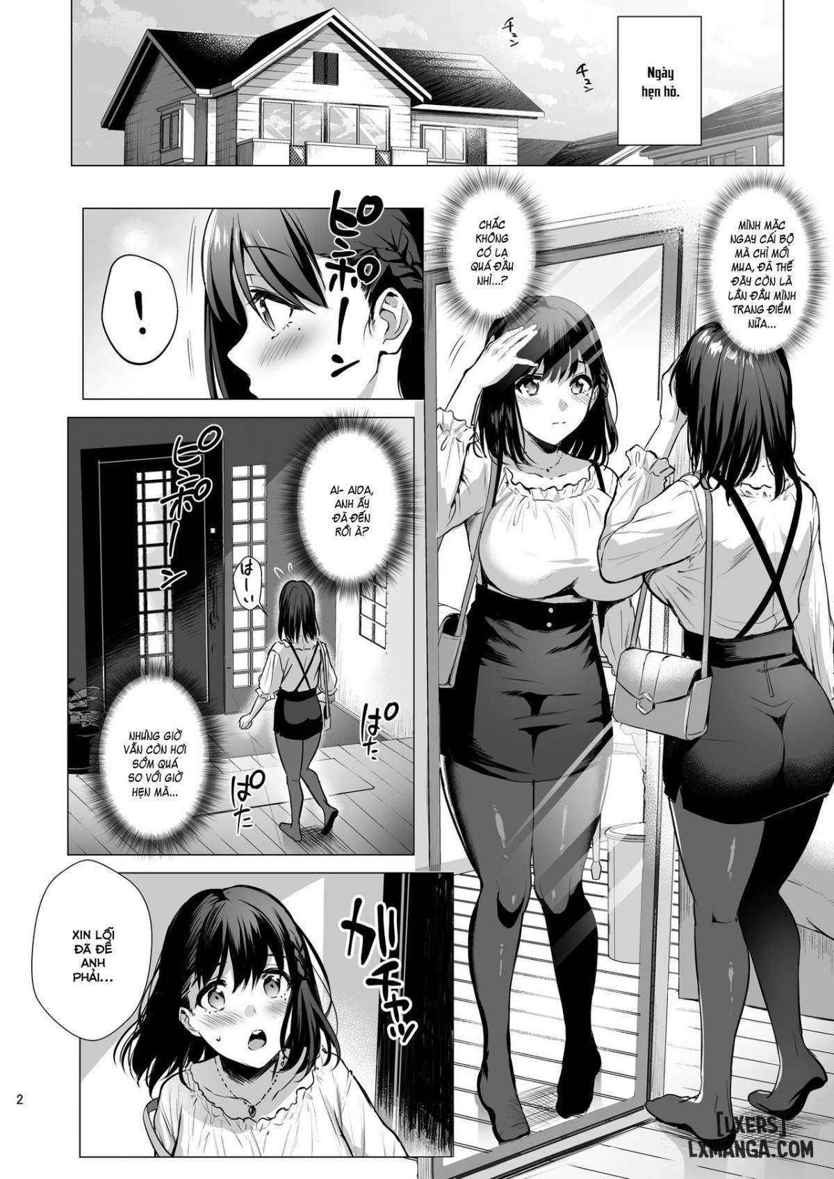 HentaiVN.net - Ảnh 3 - Toshoshitsu no Kanojo ~Seiso na Kimi ga Ochiru made - Chapter 3