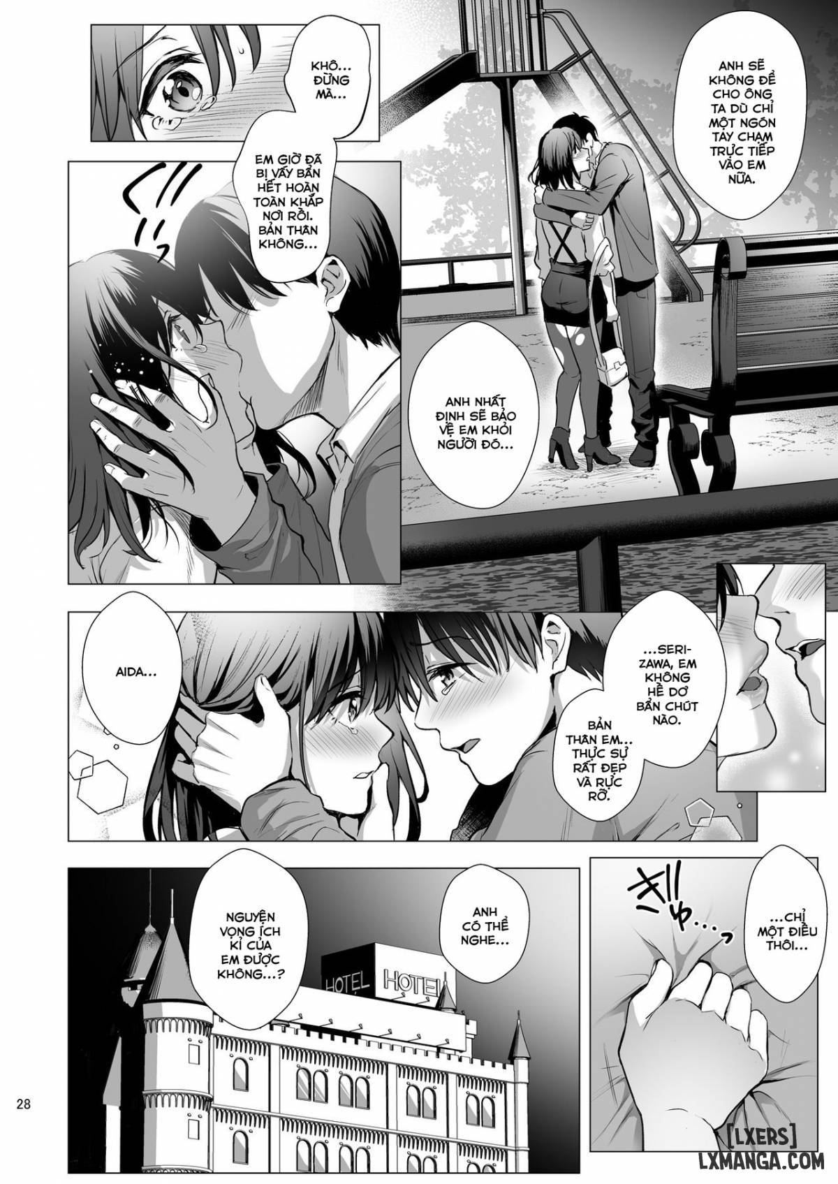 HentaiVN.net - Ảnh 20 - Toshoshitsu no Kanojo ~Seiso na Kimi ga Ochiru made - Chapter 3