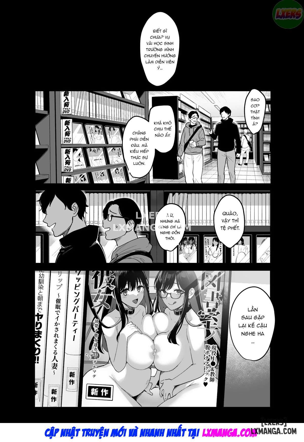 HentaiVN.net - Ảnh 29 - Toshoshitsu no Kanojo ~Seiso na Kimi ga Ochiru made - Chapter 6
