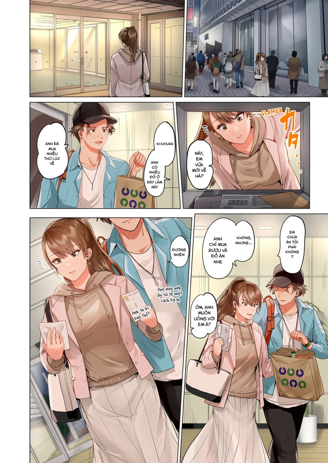 HentaiVN.net - Ảnh 31 - Trao đổi vợ chồng – Anh ấy tuyệt hơn chồng tôi - Ch. 6A