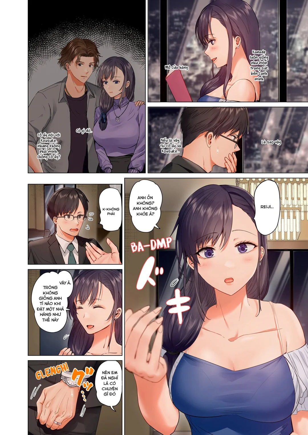HentaiVN.net - Ảnh 16 - Trao đổi vợ chồng – Anh ấy tuyệt hơn chồng tôi - Ch. 6B