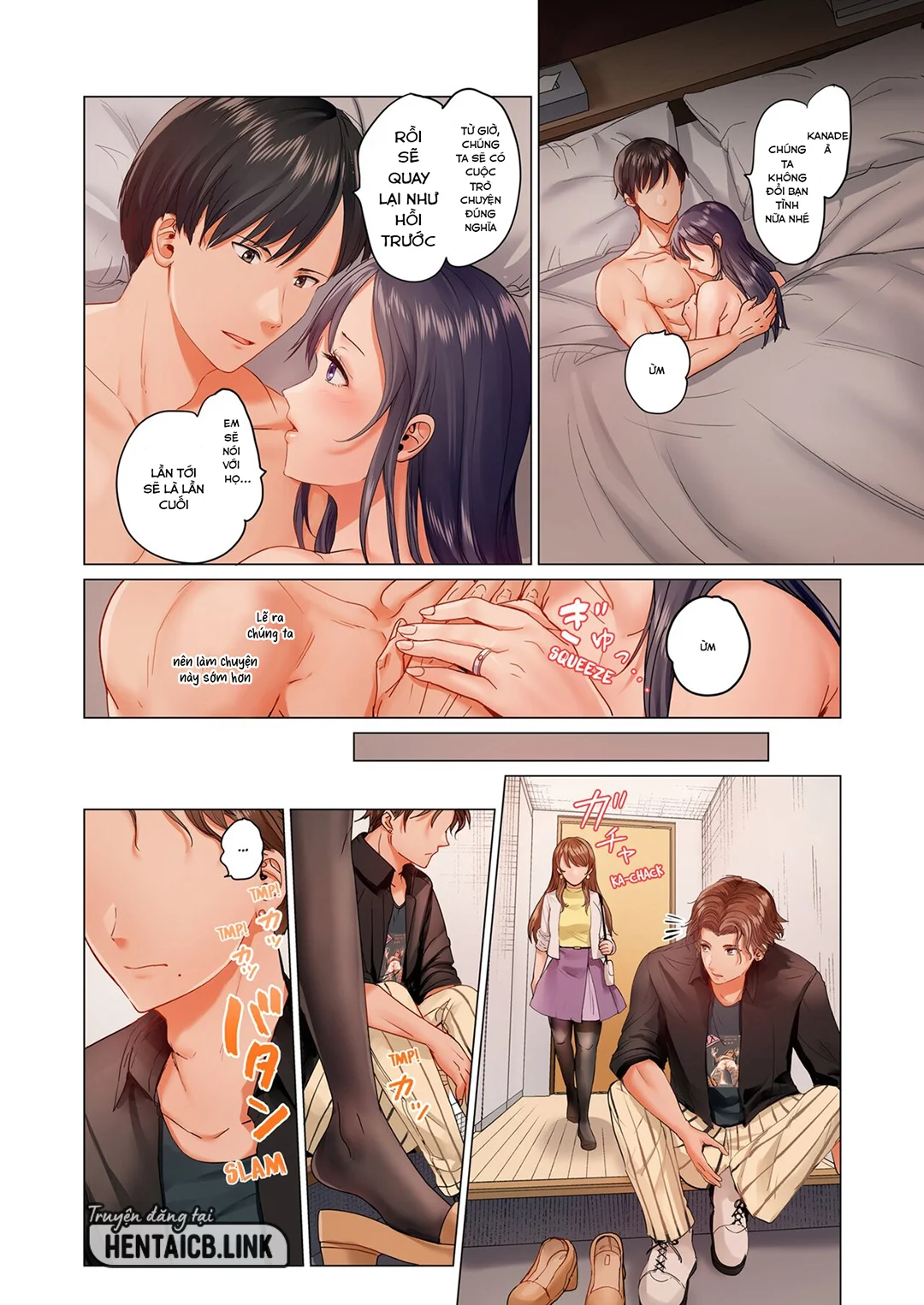 HentaiVN.net - Ảnh 38 - Trao đổi vợ chồng – Anh ấy tuyệt hơn chồng tôi - Ch. 6B