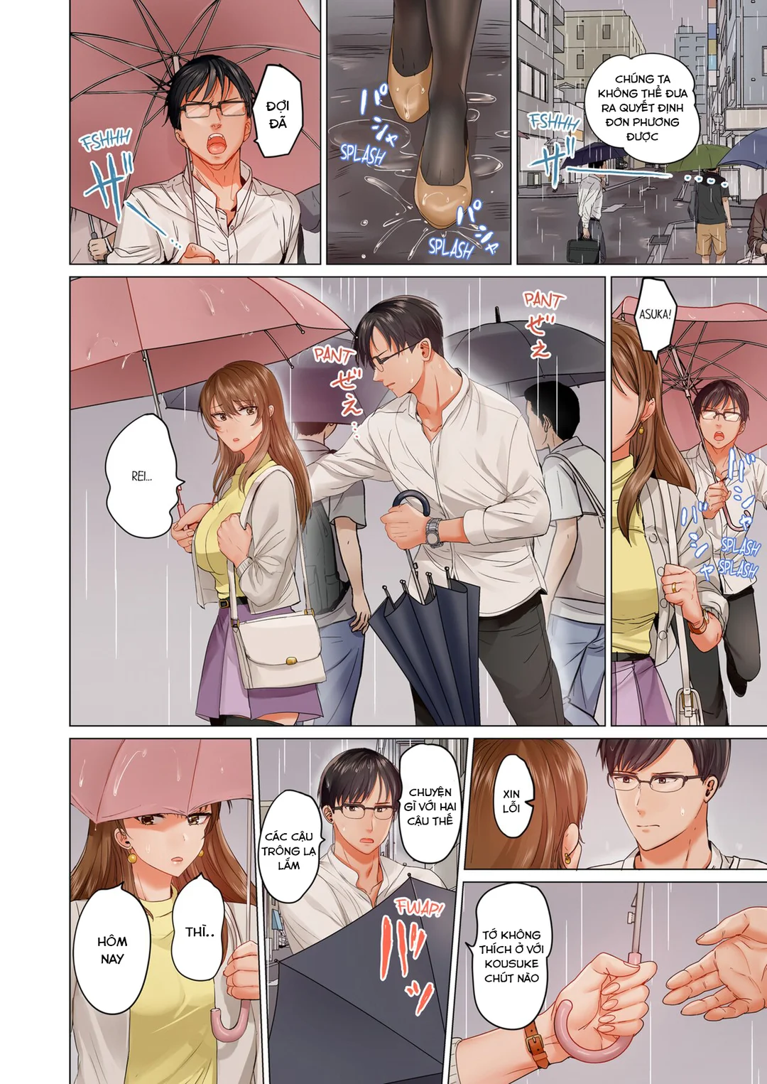 HentaiVN.net - Ảnh 11 - Trao đổi vợ chồng – Anh ấy tuyệt hơn chồng tôi - Ch. 7A
