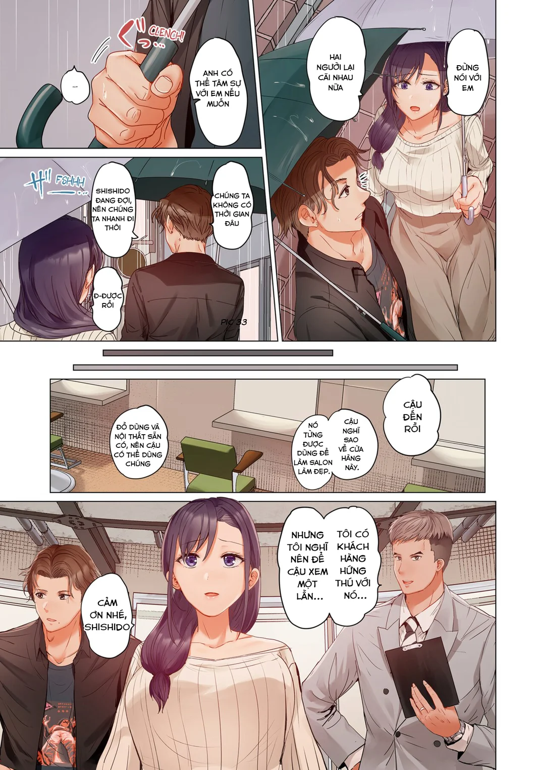 HentaiVN.net - Ảnh 34 - Trao đổi vợ chồng – Anh ấy tuyệt hơn chồng tôi - Ch. 7A