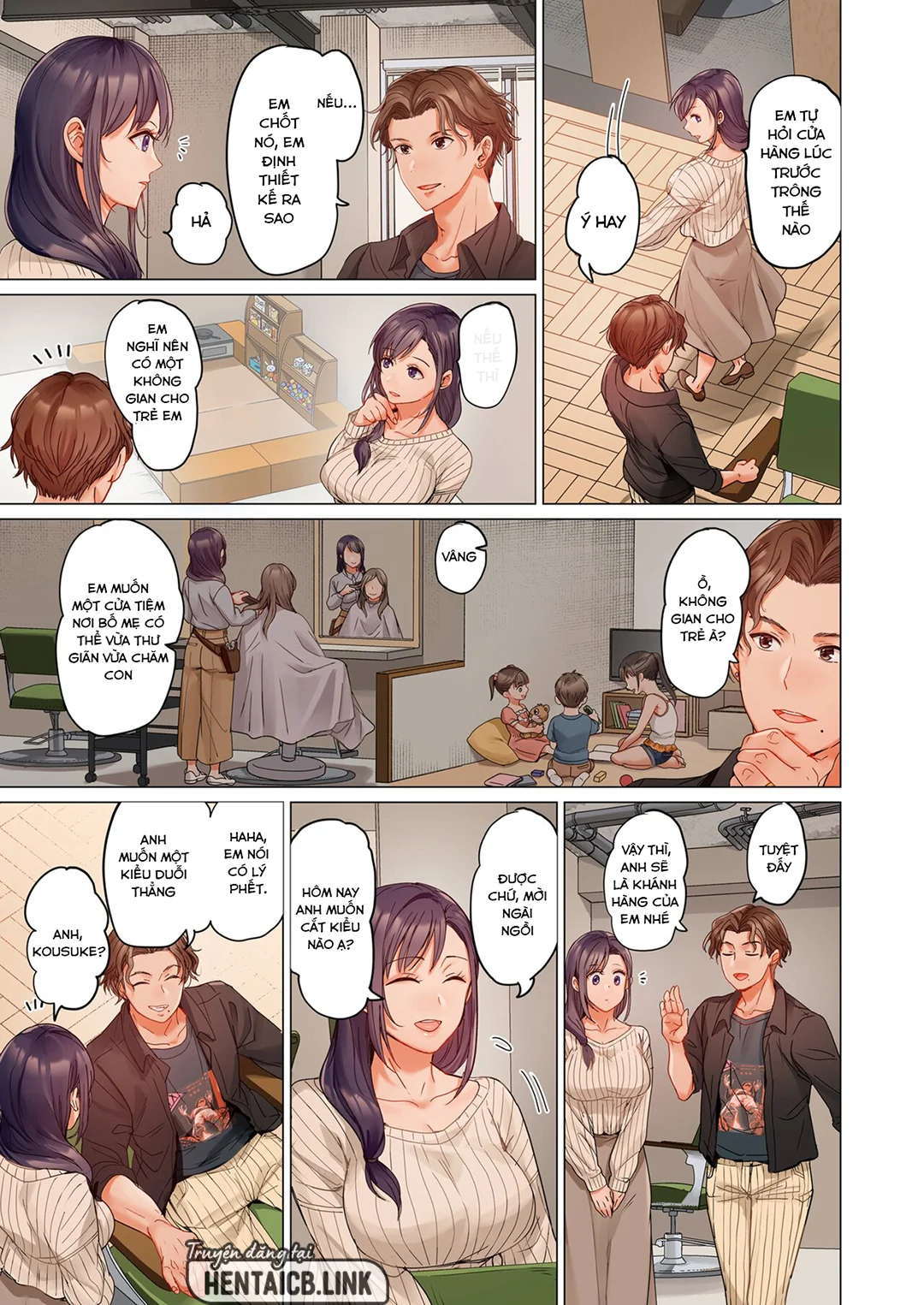 HentaiVN.net - Ảnh 36 - Trao đổi vợ chồng – Anh ấy tuyệt hơn chồng tôi - Ch. 7A