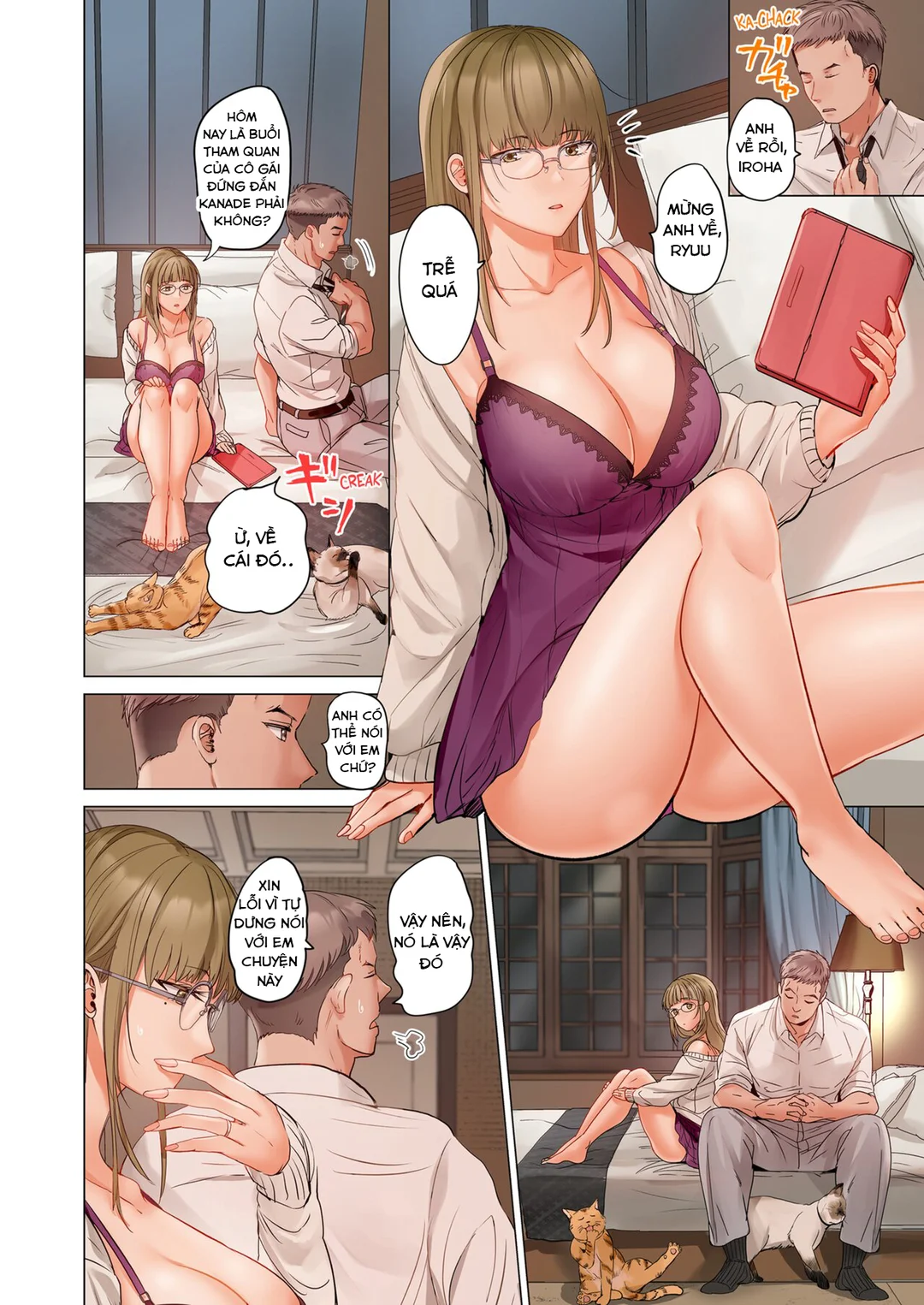 HentaiVN.net - Ảnh 30 - Trao đổi vợ chồng – Anh ấy tuyệt hơn chồng tôi - Ch. 7B