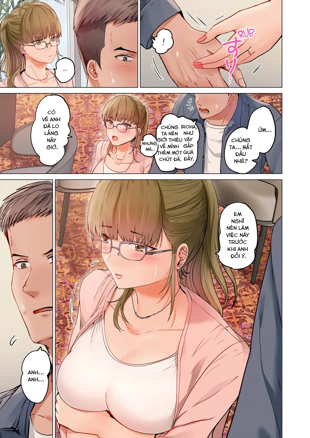 HentaiVN.net - Ảnh 14 - Trao đổi vợ chồng – Anh ấy tuyệt hơn chồng tôi - Ch. 8A