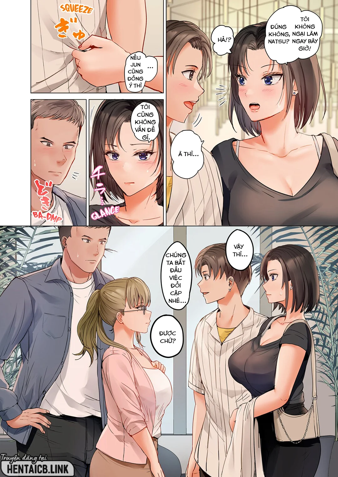 HentaiVN.net - Ảnh 15 - Trao đổi vợ chồng – Anh ấy tuyệt hơn chồng tôi - Ch. 8A