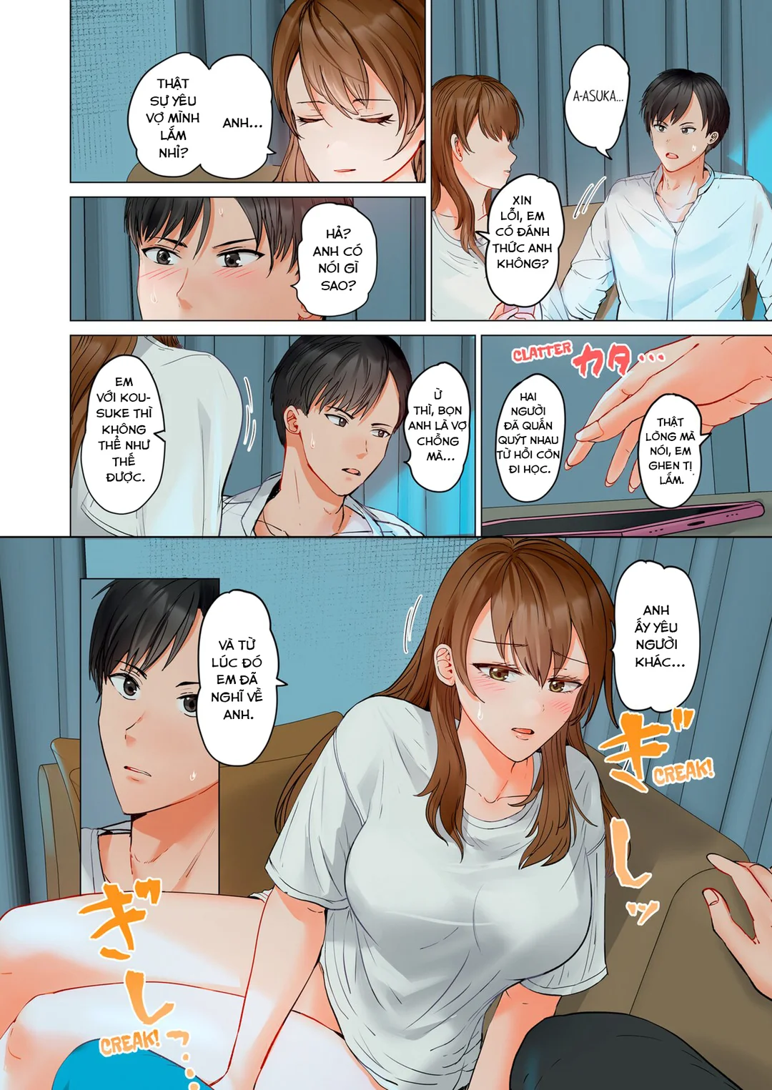 HentaiVN.net - Ảnh 35 - Trao đổi vợ chồng – Anh ấy tuyệt hơn chồng tôi - Ch. 8A