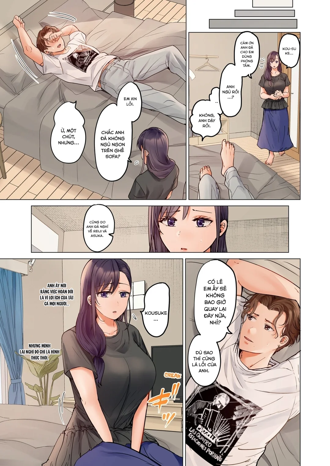 HentaiVN.net - Ảnh 14 - Trao đổi vợ chồng – Anh ấy tuyệt hơn chồng tôi - Ch. 9A