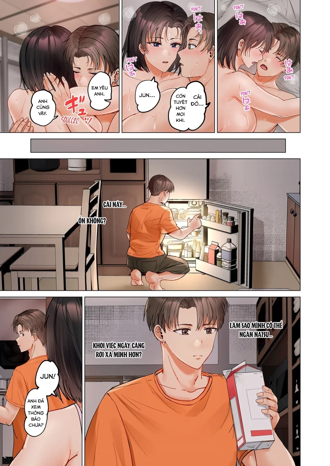HentaiVN.net - Ảnh 11 - Trao đổi vợ chồng – Anh ấy tuyệt hơn chồng tôi - Ch. 9B