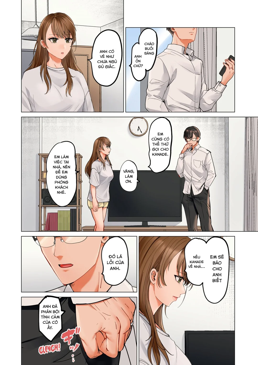 HentaiVN.net - Ảnh 34 - Trao đổi vợ chồng – Anh ấy tuyệt hơn chồng tôi - Ch. 9B