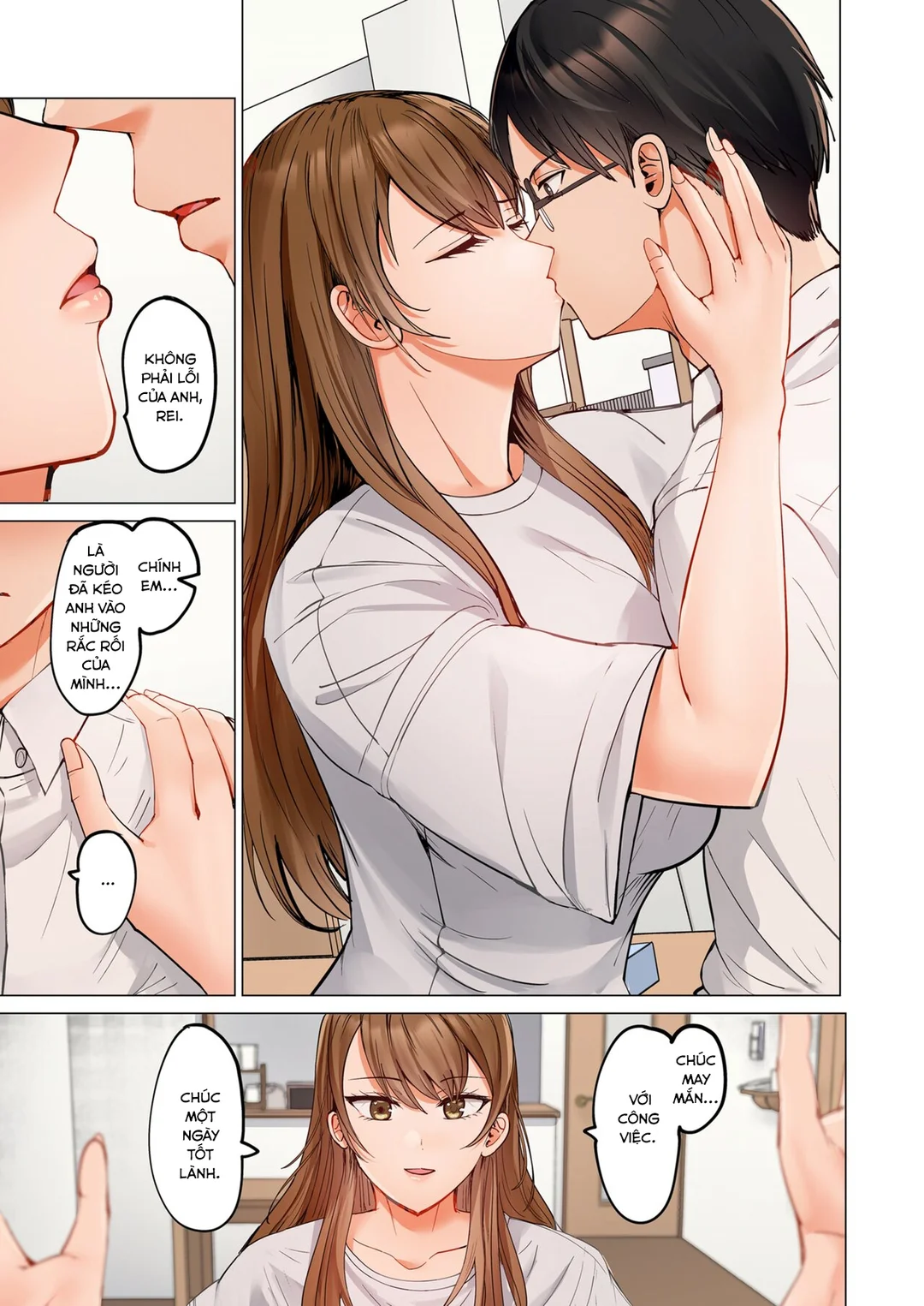 HentaiVN.net - Ảnh 35 - Trao đổi vợ chồng – Anh ấy tuyệt hơn chồng tôi - Ch. 9B