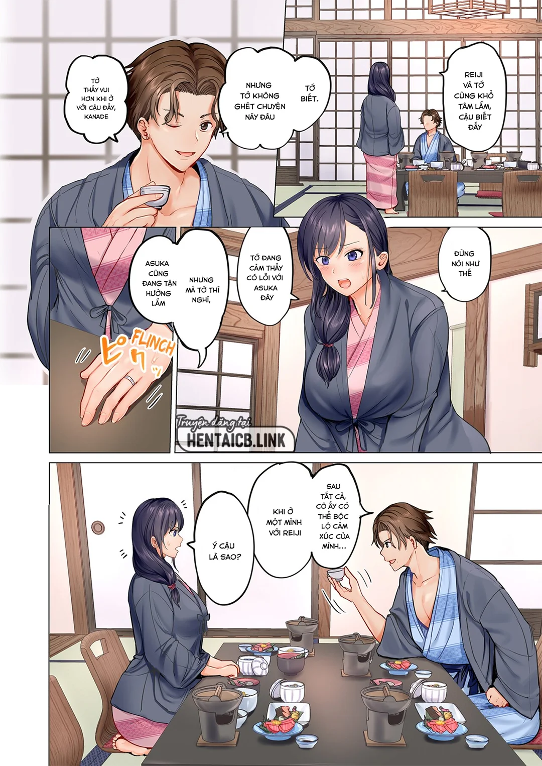 HentaiVN.net - Ảnh 28 - Trao đổi vợ chồng – Anh ấy tuyệt hơn chồng tôi - Ch. 1A