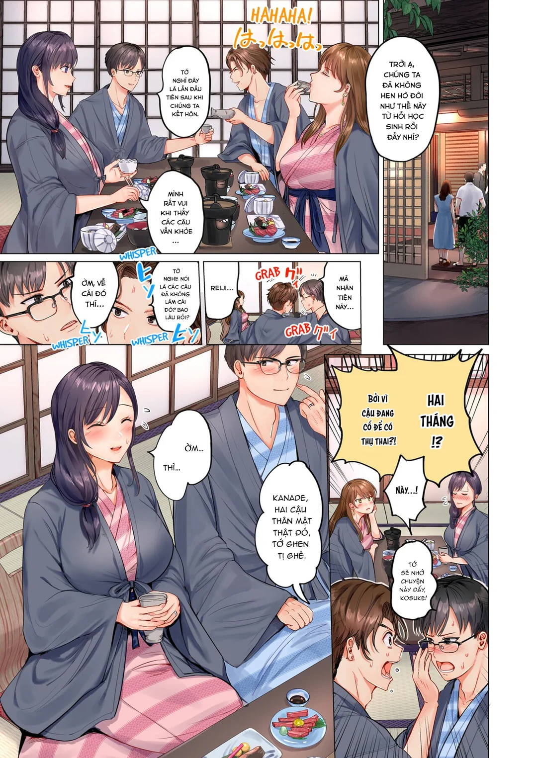 HentaiVN.net - Ảnh 3 - Trao đổi vợ chồng – Anh ấy tuyệt hơn chồng tôi - Ch. 1A